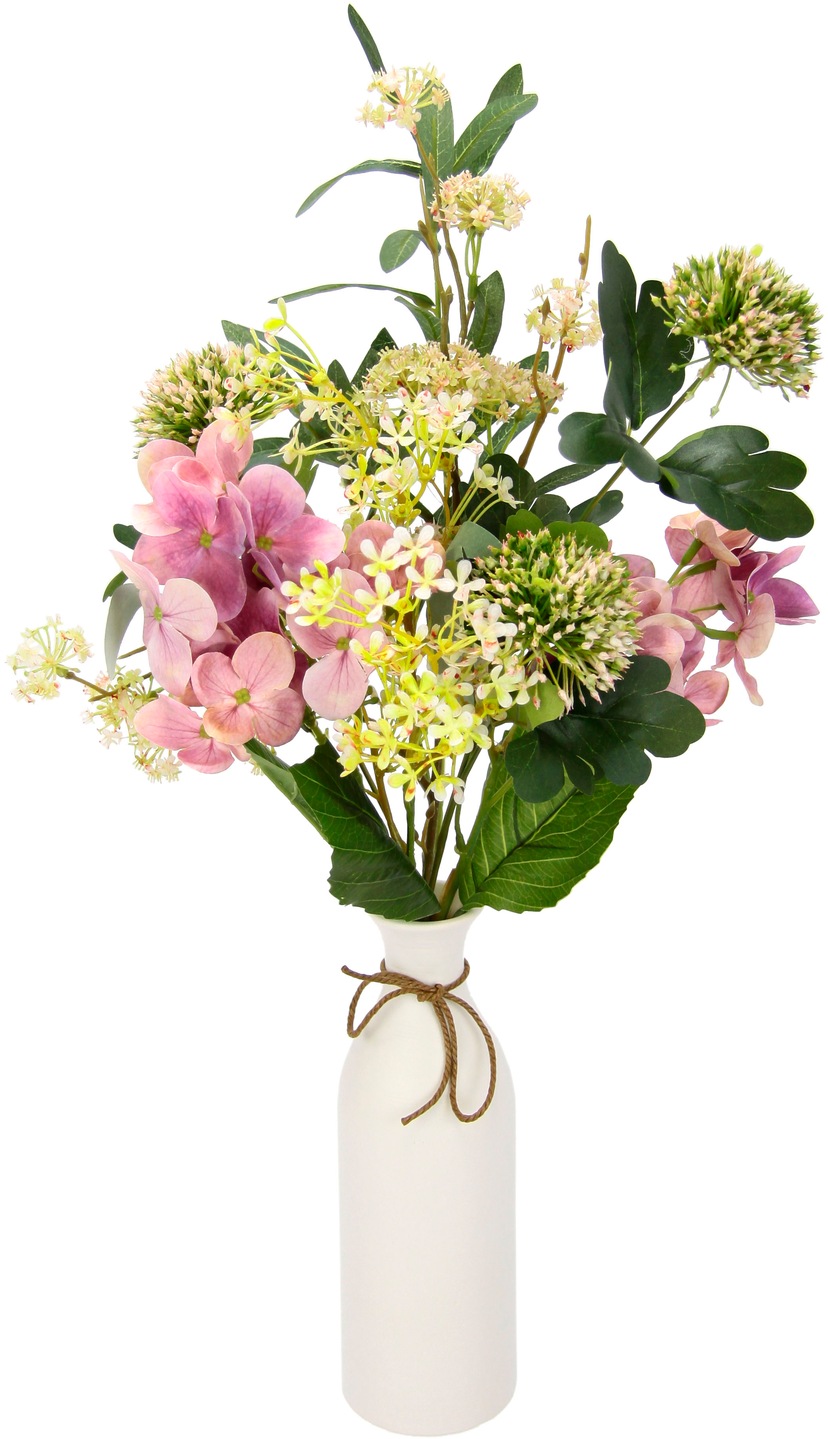 I.GE.A. Kunstblume »Real-Touch-Tulpen«, (1 St.), aus Rechnung bestellen Keramik Vase auf