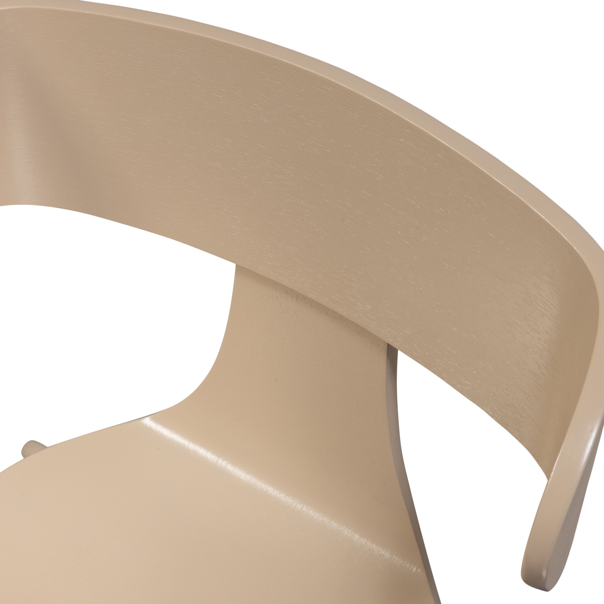 WOOOD Esszimmerstuhl »Form stapelbar und Eschenfurnier B 50 x T 52 x H 77,5 cm« (Set) 2 Stk.Tragkraft 120 kg, Sichtbare Maserung, schlanke Stahlgestell