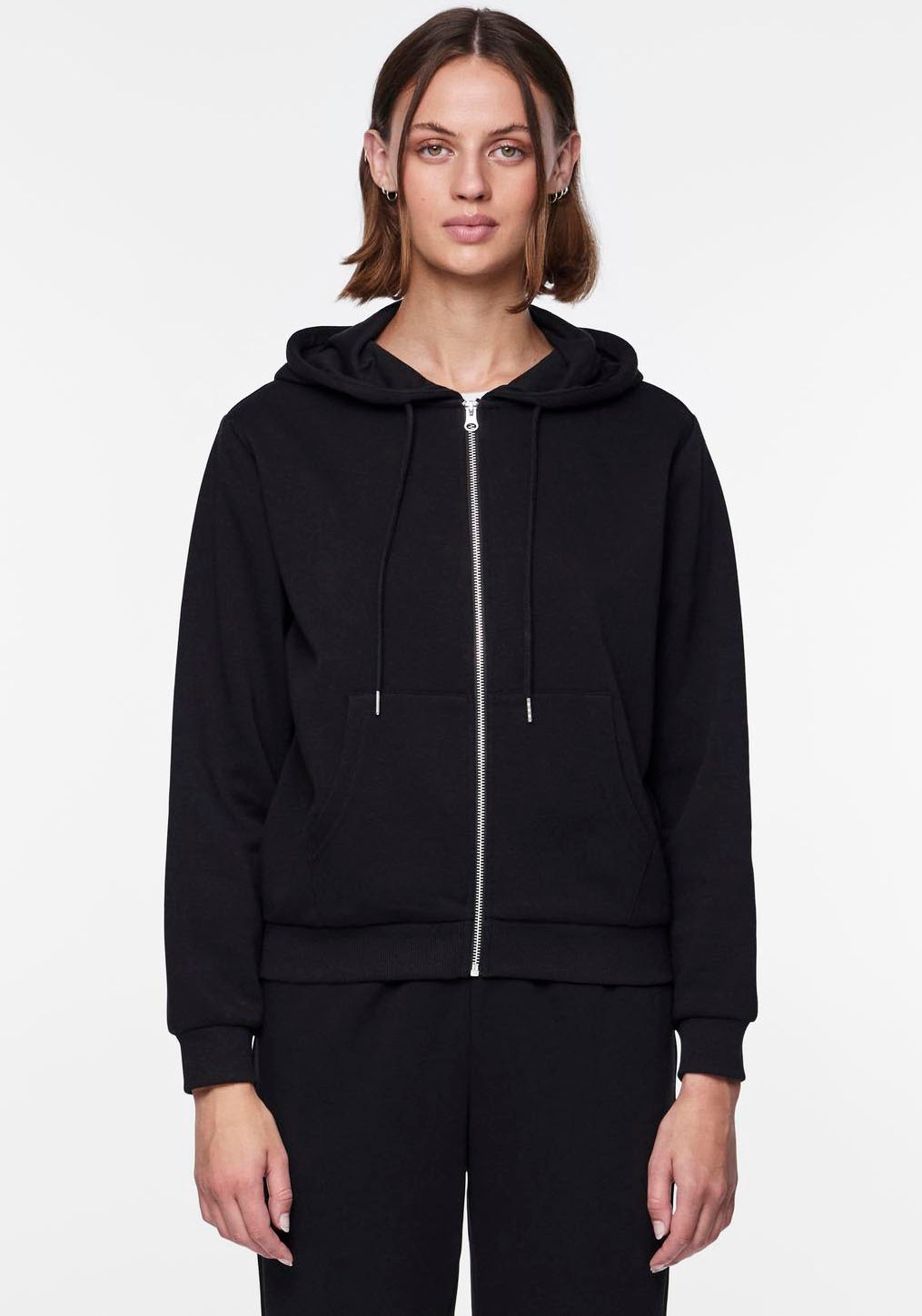 pieces Kapuzensweatshirt »PCCHILLI LS ZIP HOODIE NOOS BC«
