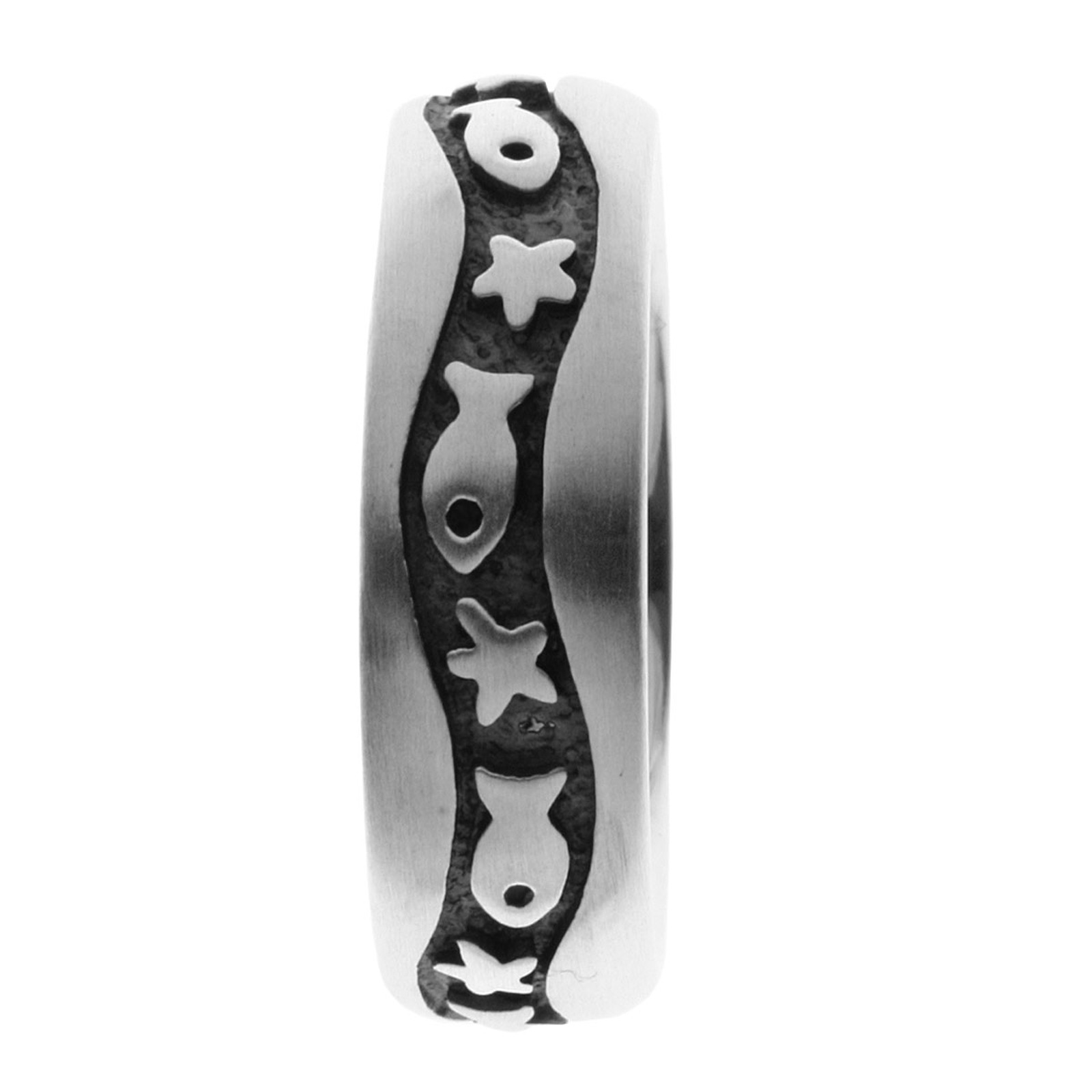 OSTSEE-SCHMUCK Fingerring »Ostsee-Schmuck Ring Fisch & Stern Ring Fisch & Stern«, (1 tlg.)