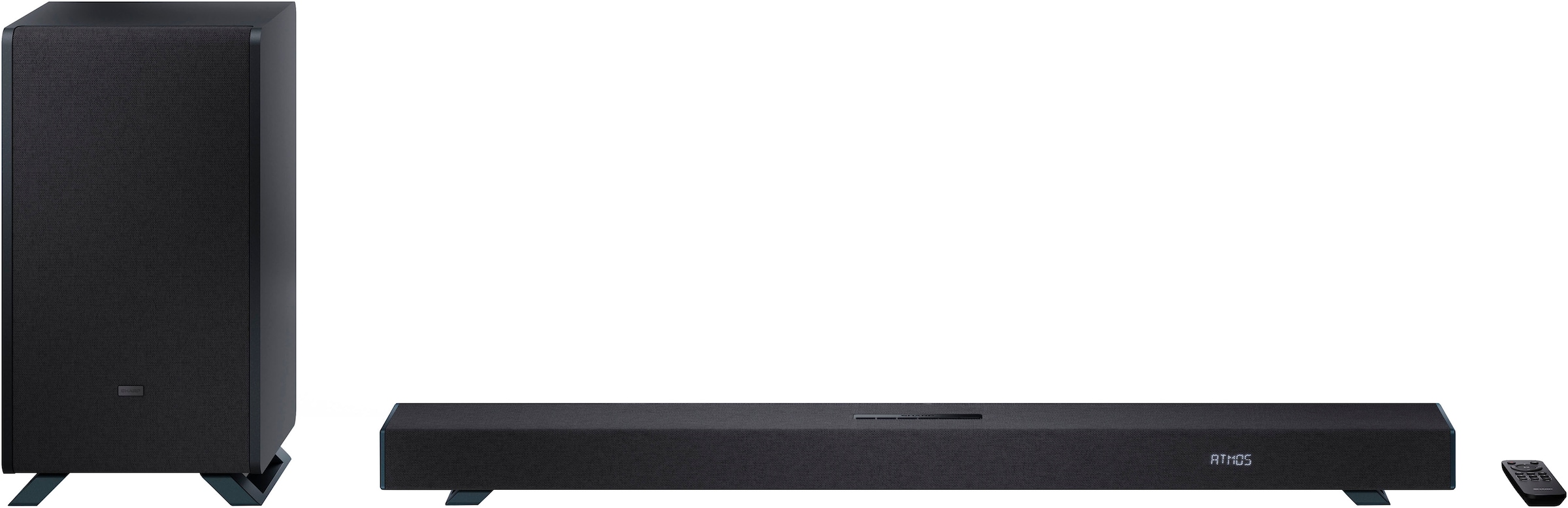 SHARP Soundbar »HT-SBW53121« 3.1.2 ( Bassregelung Lautstärkeregelung Pairing 550 W) schwarz 550W Spitzenleistung