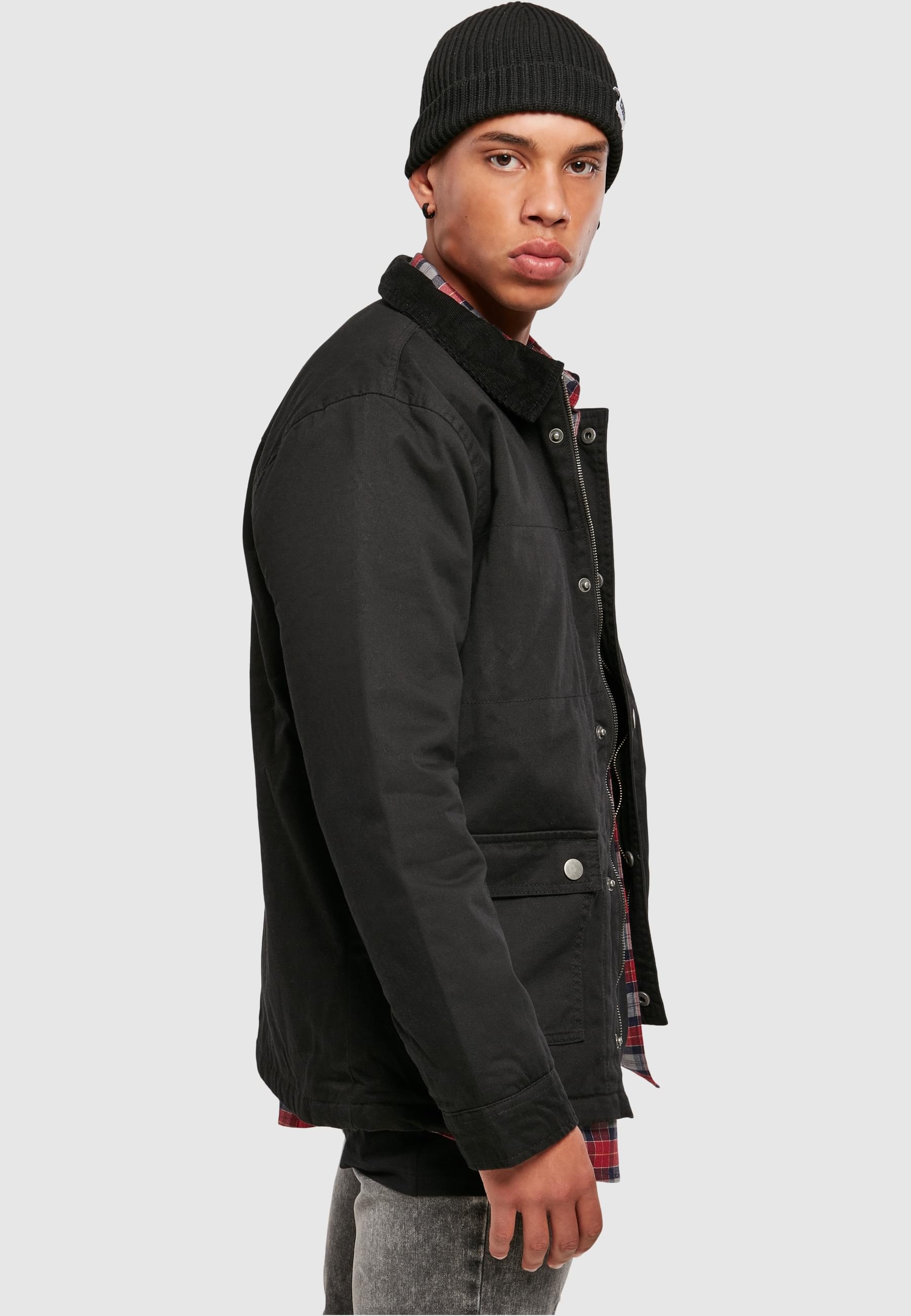 URBAN CLASSICS Winterjacke »Urban Classics Herren Hunter Jacket« 1 Stk. tlg. ohne Kapuze