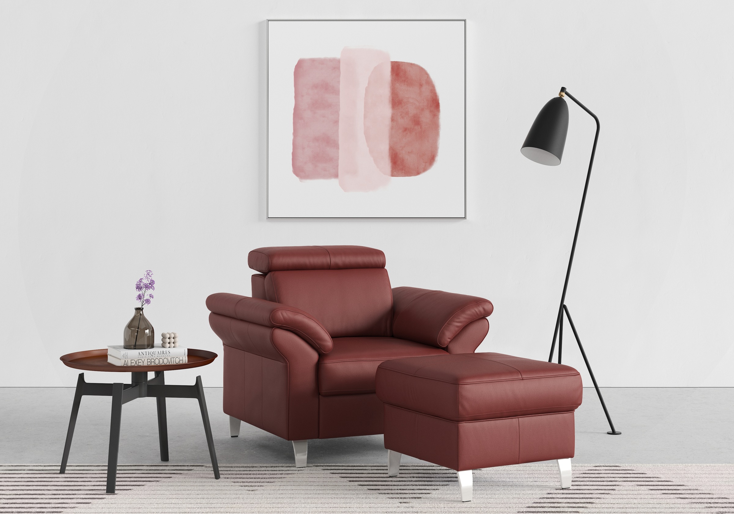 sit&more Sessel »Arngast«, inklusive Federkern und Kopfteilverstellung günstig online kaufen