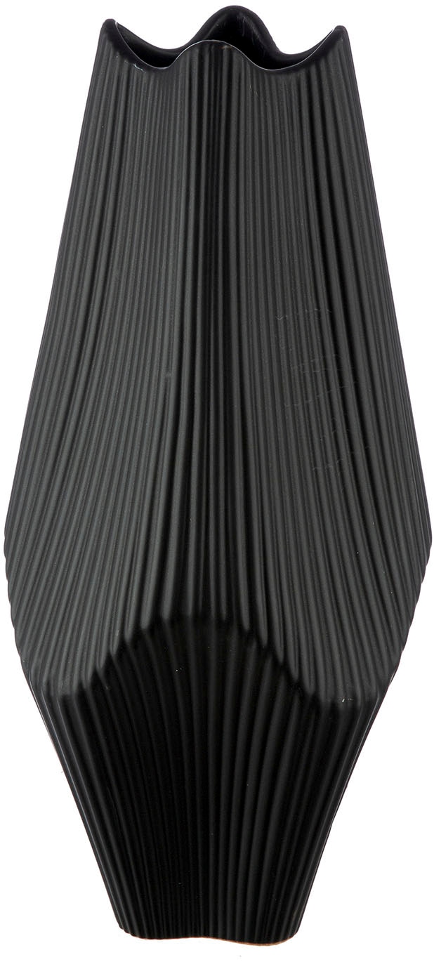 GILDE Tischvase »Vase Lamellen H. 30 cm«, (1 St.) günstig online kaufen