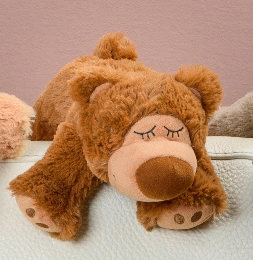 Warmies® Wärmekissen »Sleepy Bear braun«, für die Mikrowelle und den Backofen