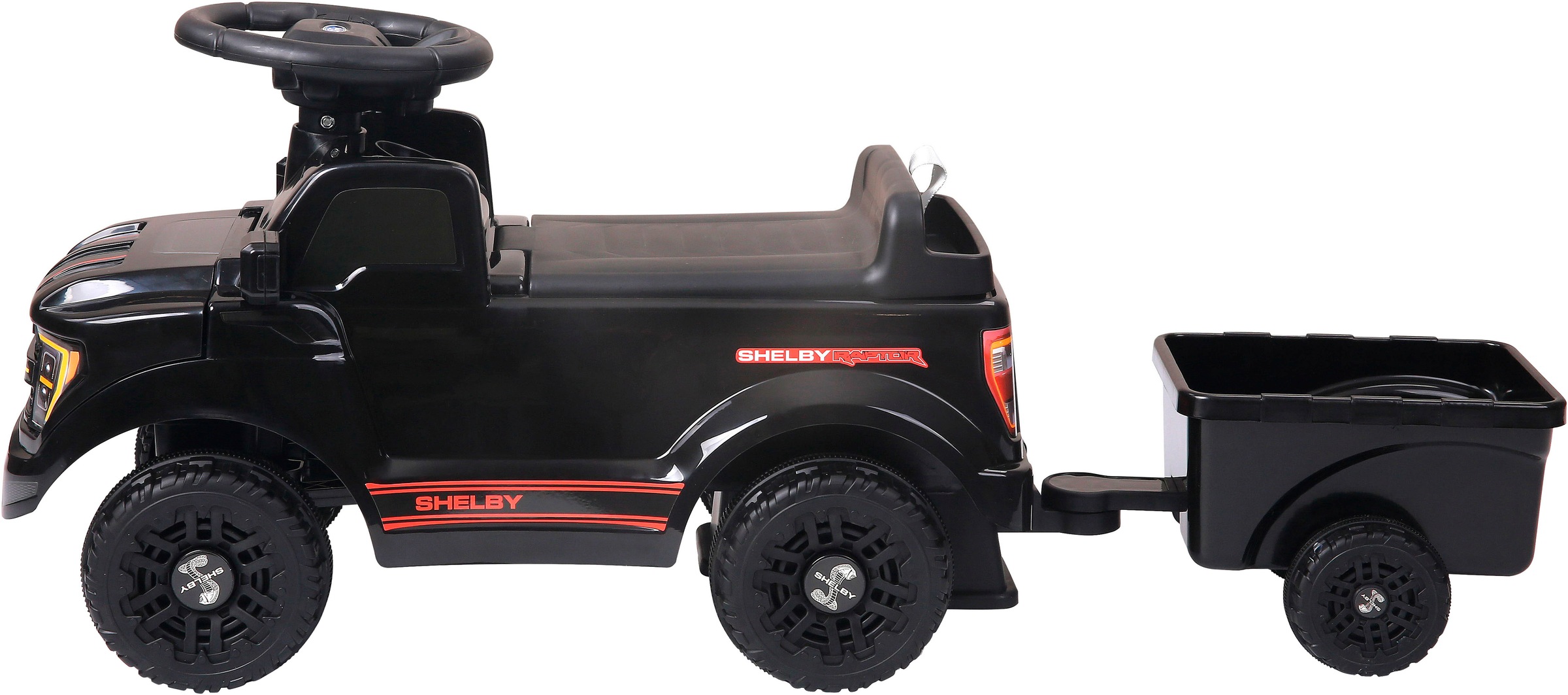 Jamara Rutscherauto »Shelby Ford F-150 Raptor mit Anhänger« mit Soundeffekten