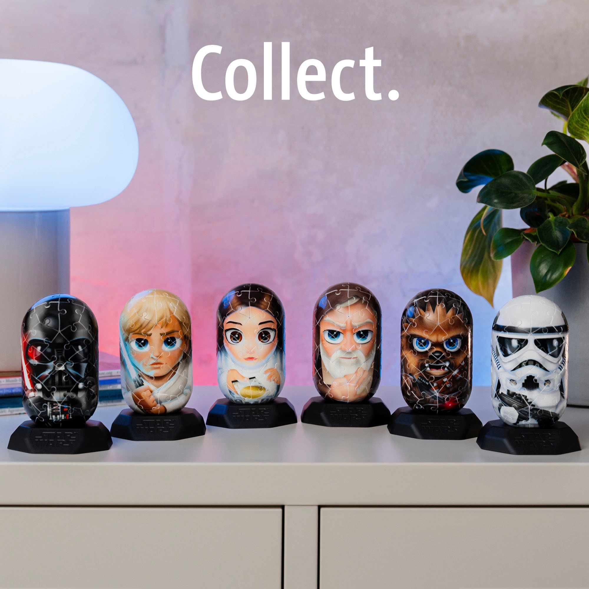 Ravensburger 3D-Puzzle »Star Wars Hylkies Sammelfigur #02 Luke Skywalker«, Made in Europe