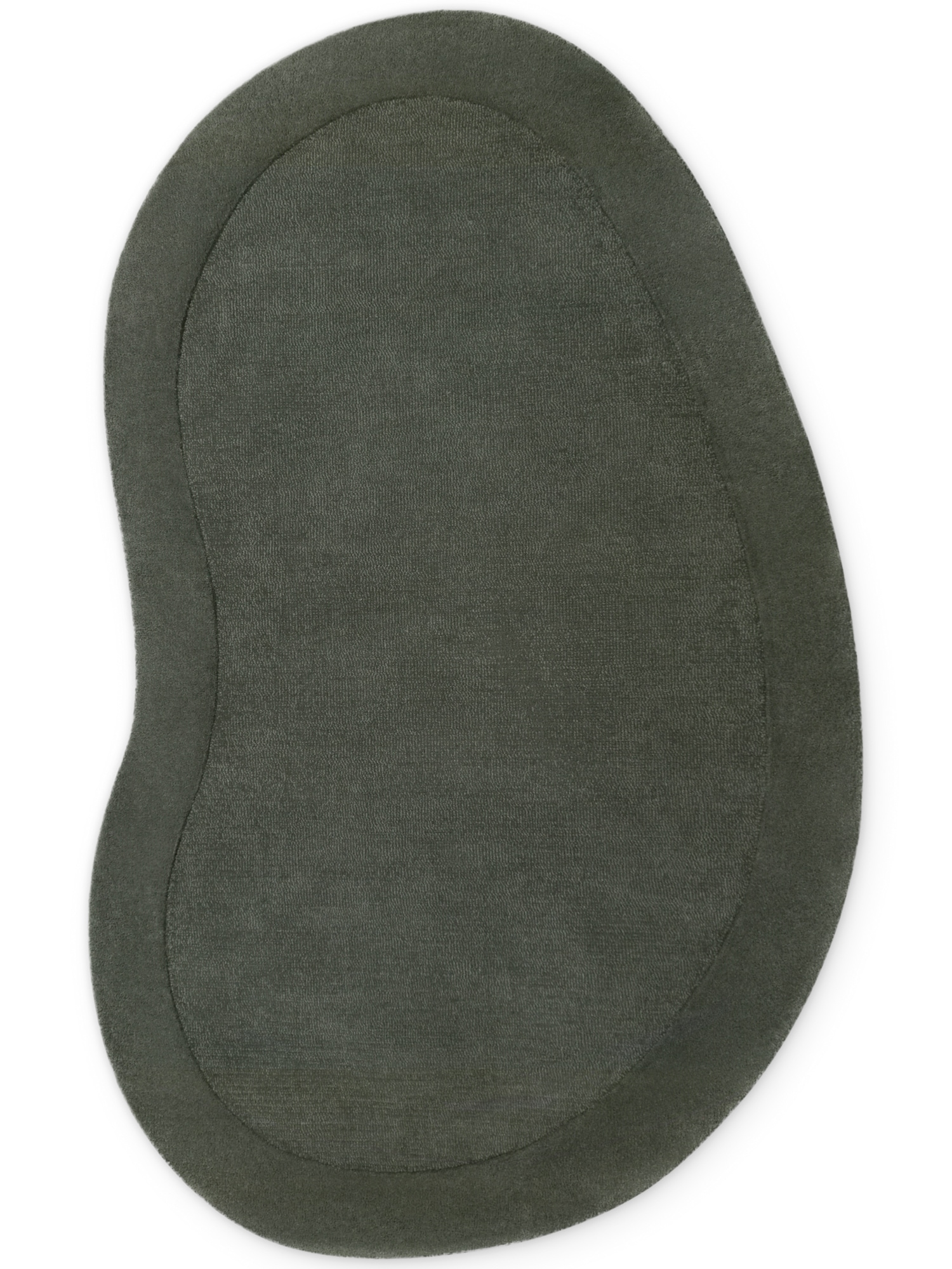 Villeroy & Boch Teppich »Wollteppich Kari« rechteckig 17 mm Höhe Handgewebt, Wolle, Bordüre, Einfarbig, Läufer, Wohnzimmer, Organisch