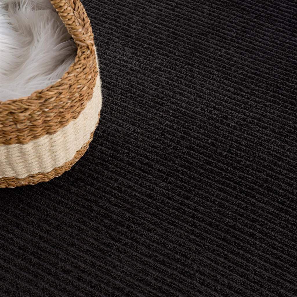 Carpet City Teppich »Friseé-Teppich FANCY900«, rechteckig, 12 mm Höhe, Läufer, Kurzflor, Einfarbig, 3D-Optik, Streifen Look, Wohnzimmer