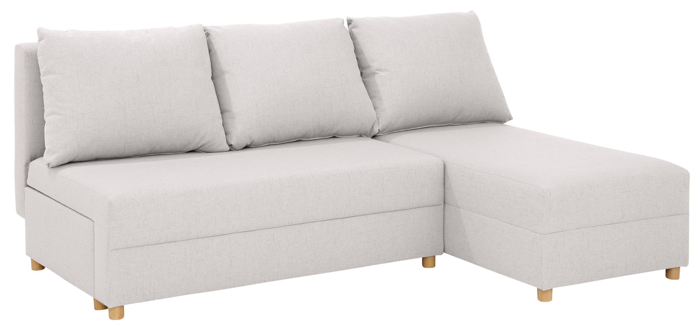 INOSIGN Ecksofa »Mick L-Form«, Longchair links/rechts montierbar, wahlweise mit Bettfunktion