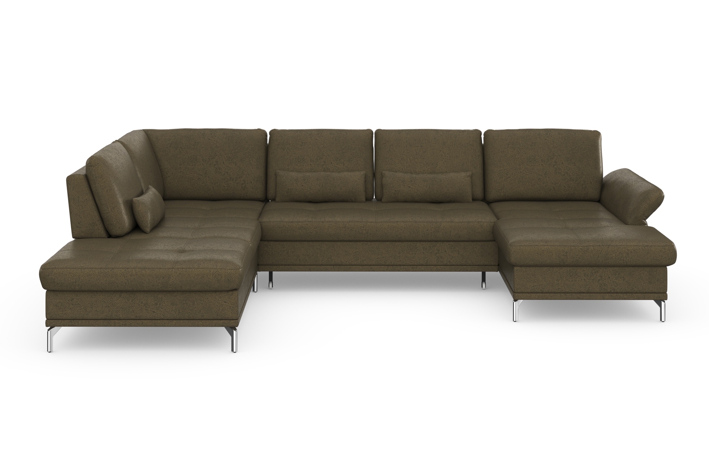 INOSIGN Wohnlandschaft »Palm Beach U-Form« Federkern, mit Sitztiefenverstel günstig online kaufen