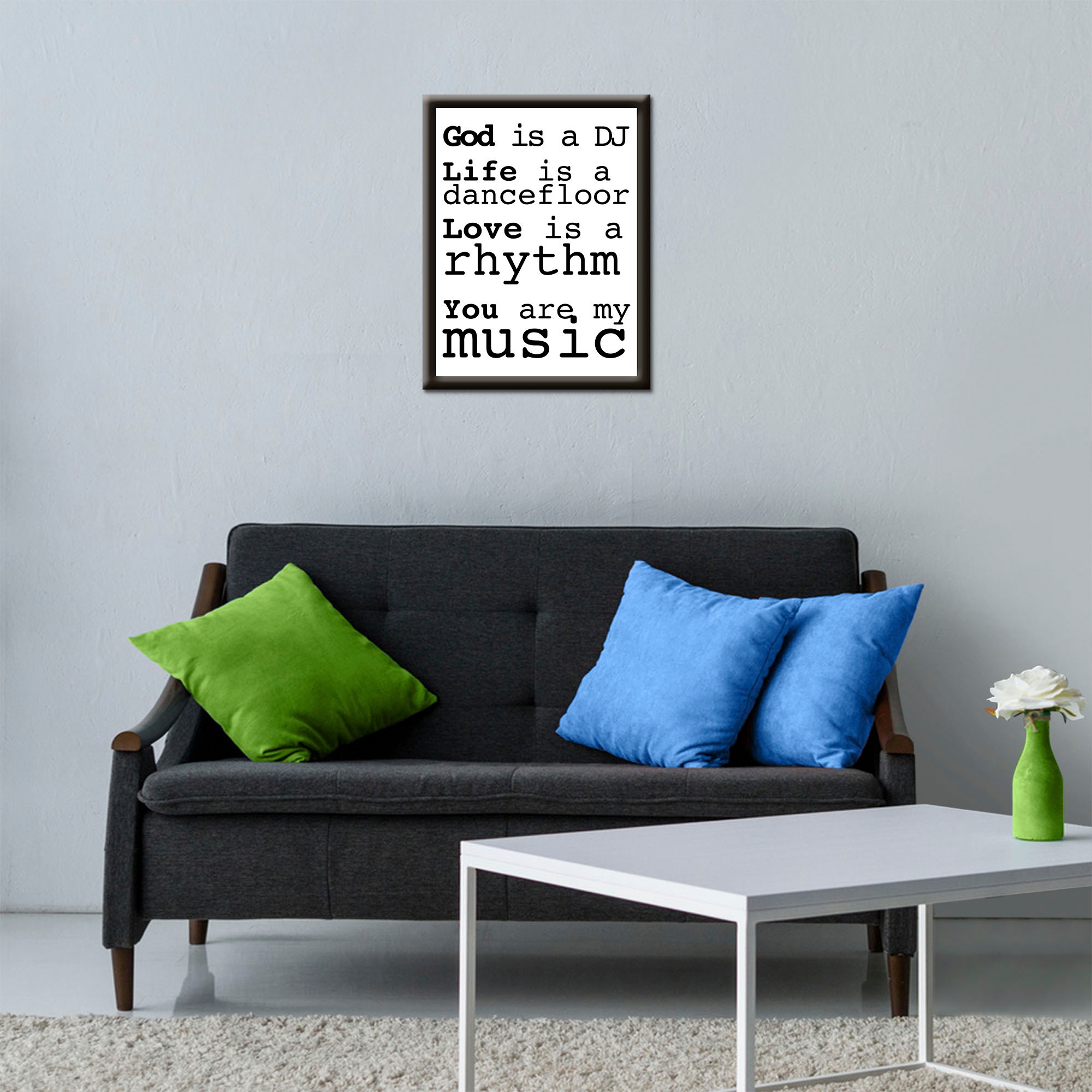 Artland Wandbild »Du bist meine Musik«, Sprüche & Texte, (1 St.)