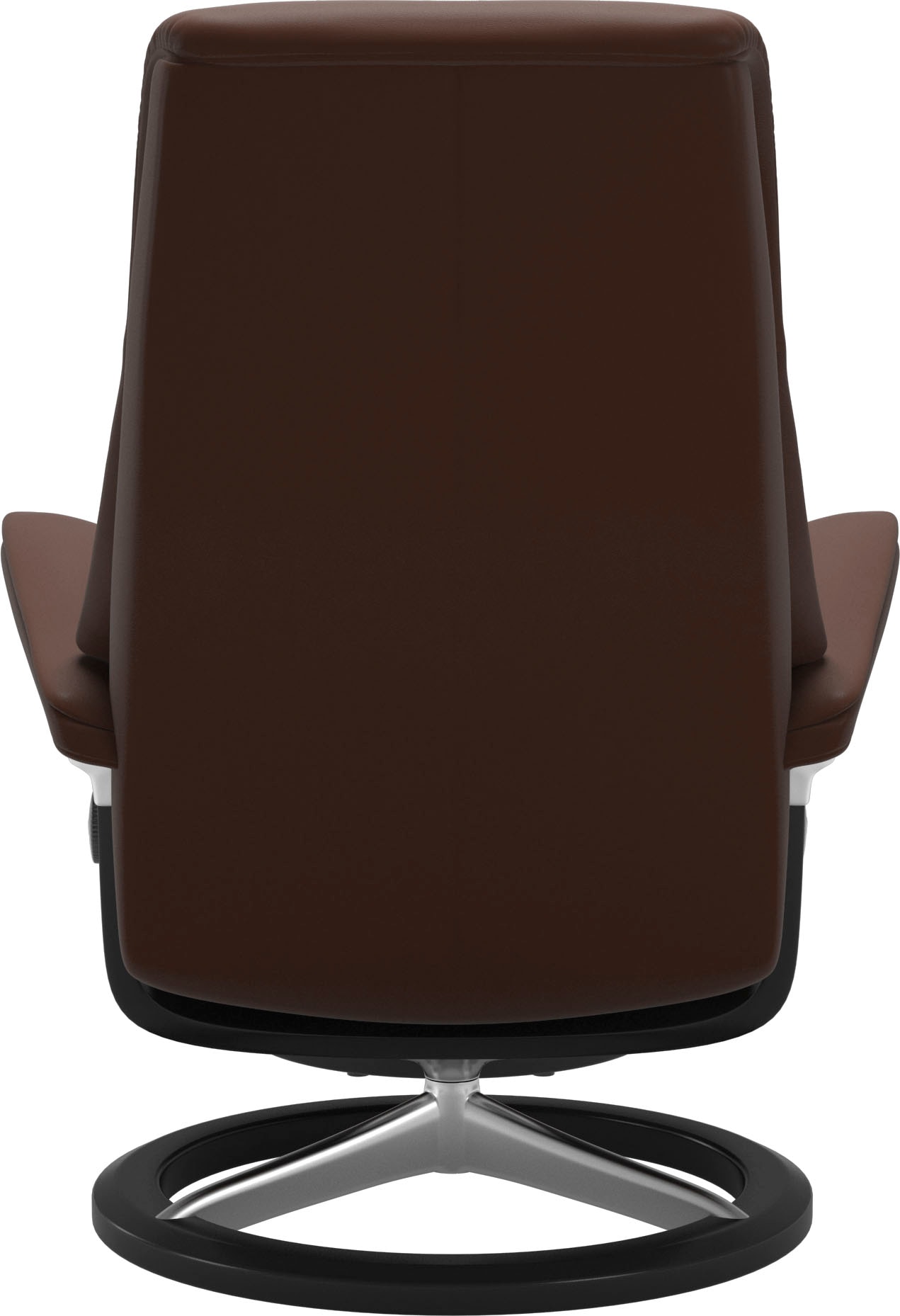 Stressless® Relaxsessel »View«, (Set, Relaxsessel mit Hocker), mit Signature Base, Größe S,Gestell Schwarz