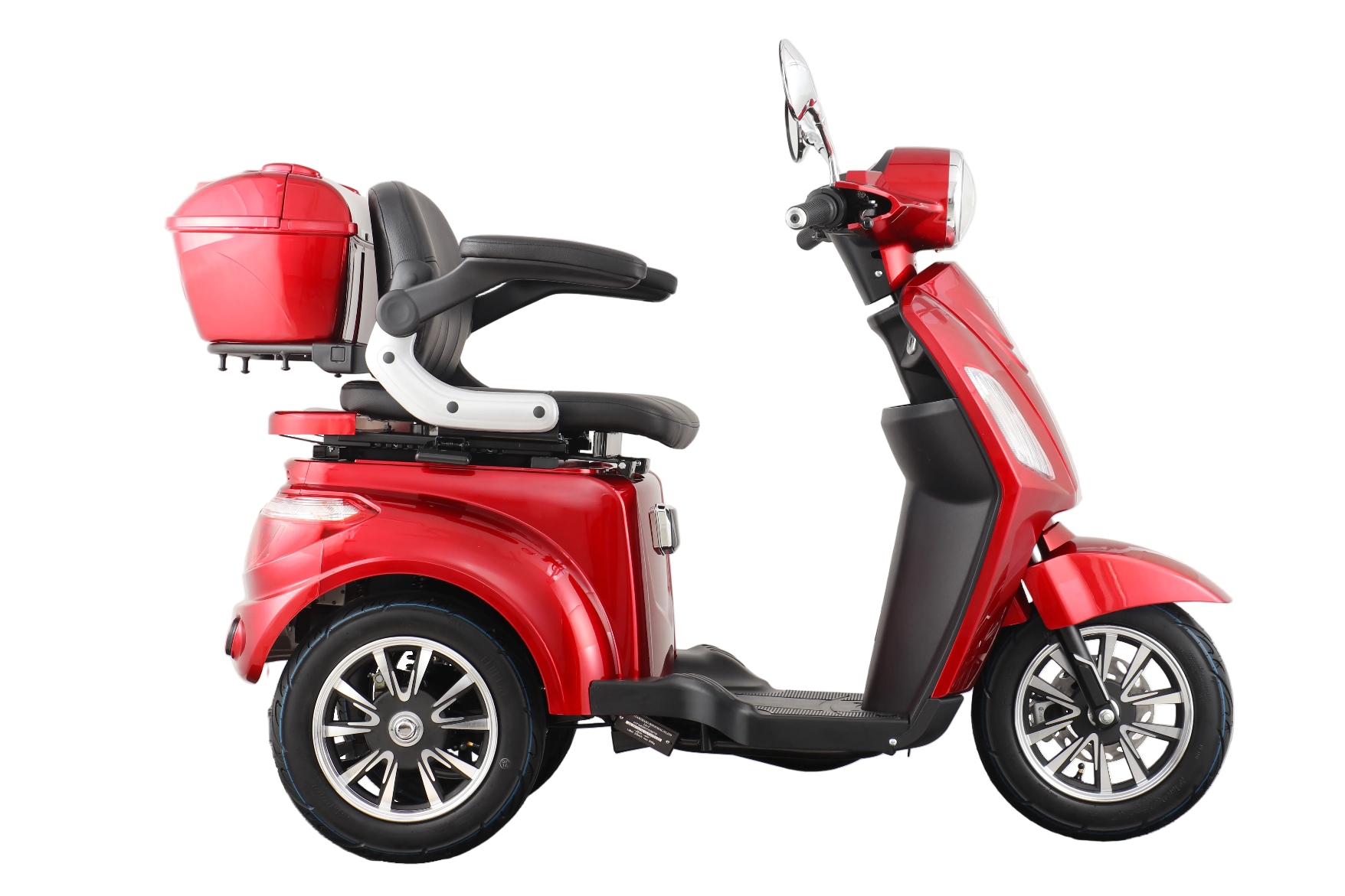 Aktiv mobil Elektromobil »AM E-Trike Pro, 25 km/h mit Topcase« 1.000 W 25 km/h Topcase Fassungsvermögen von ca. 36 Litern, Staufach mit ca. 24 Litern