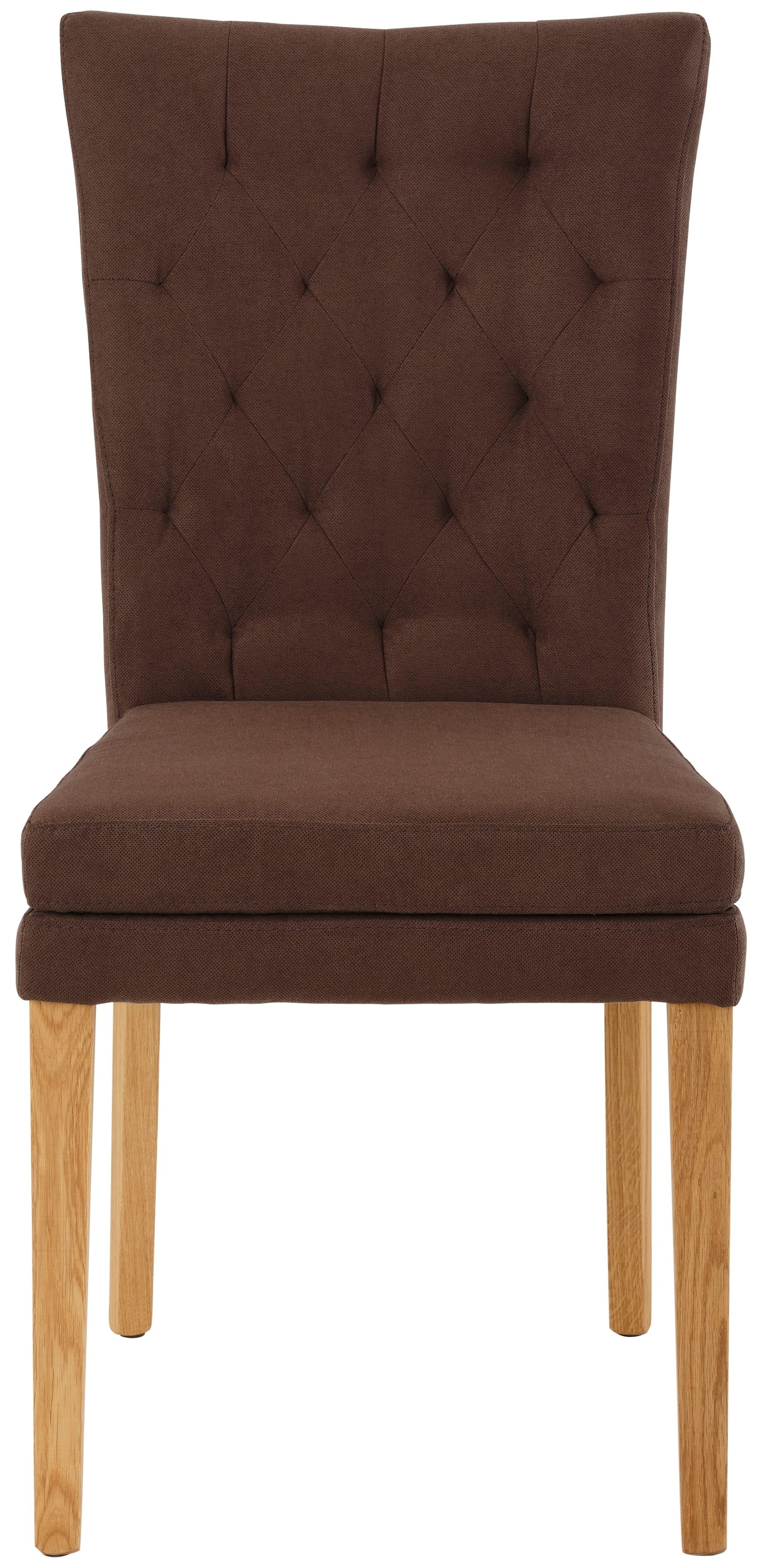 Home affaire Esszimmerstuhl »Colorado BESTSELLER Polsterstuhl«, (Set), 6 St., Luxus-Microfaser, Beine in eiche oder nussbaum. Im 2er, 4er oder 6er-Set