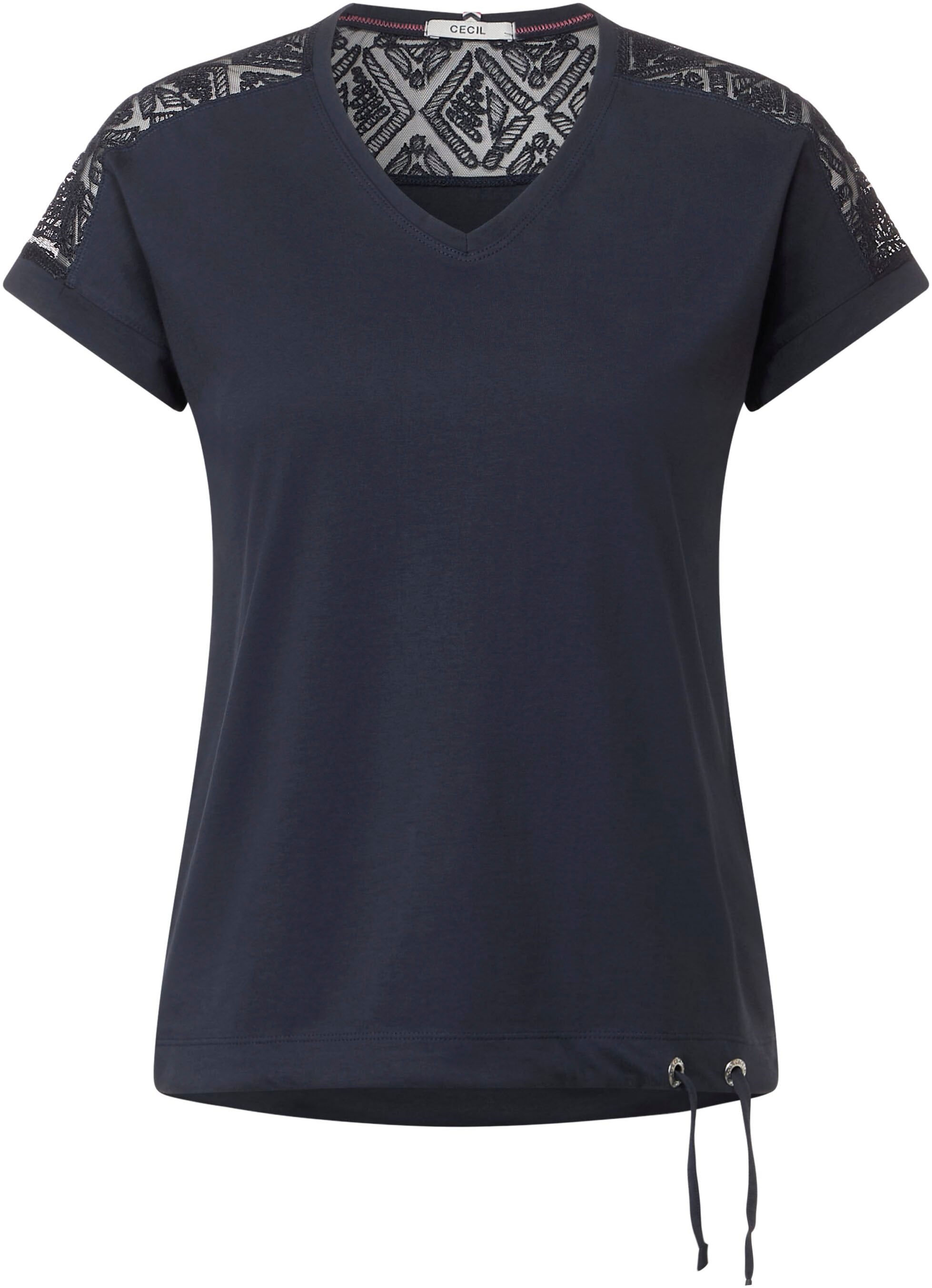 Cecil T-Shirt, mit leicht -Ausschnitt abgerundetem kaufen V