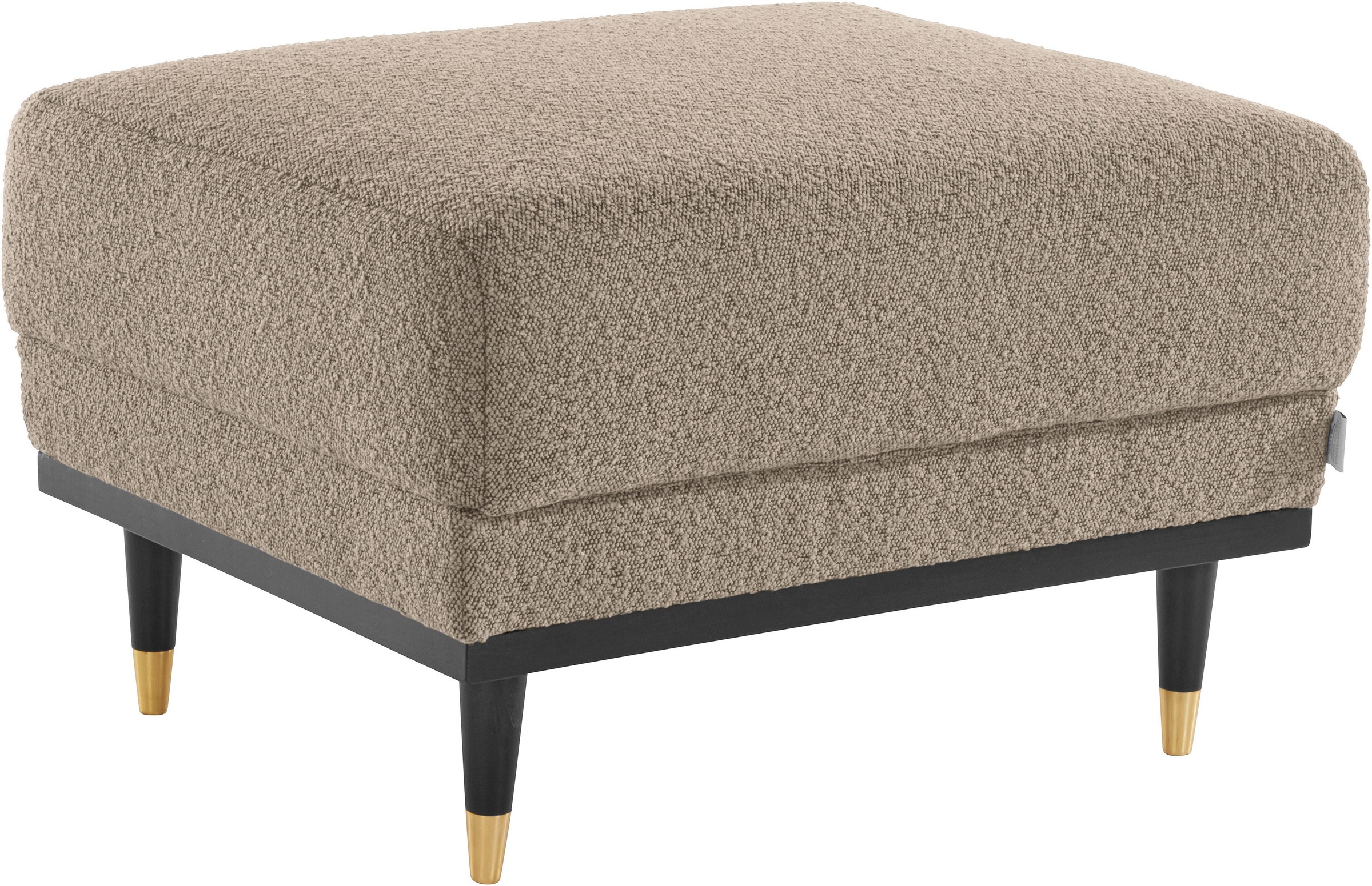Home affaire Polsterhocker "Chamby New", im Bouclé-Strukturbezug günstig online kaufen