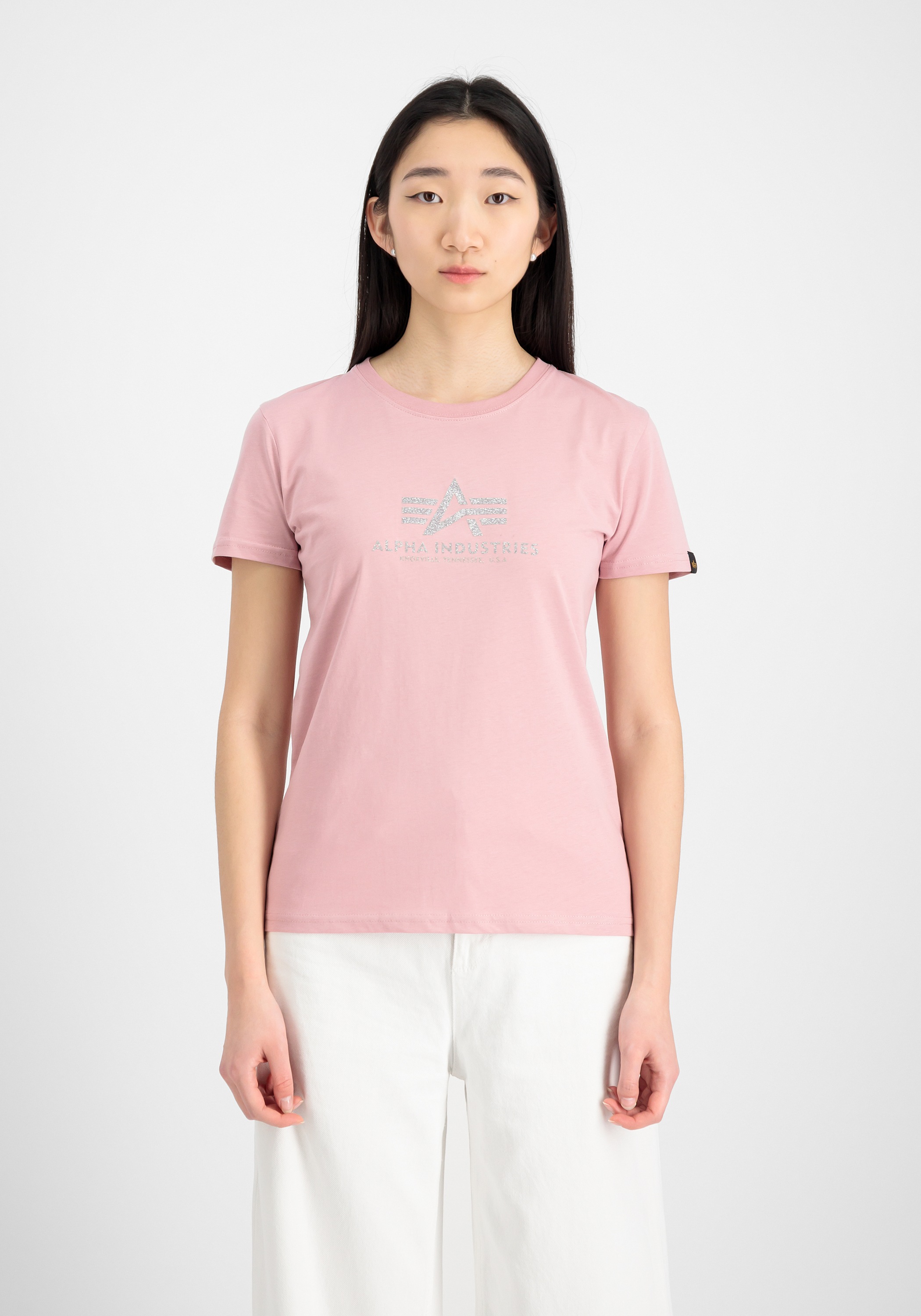 Alpha Industries T-Shirt »Alpha Industries Women - T-Shirts New Basic T Glitter Women«
