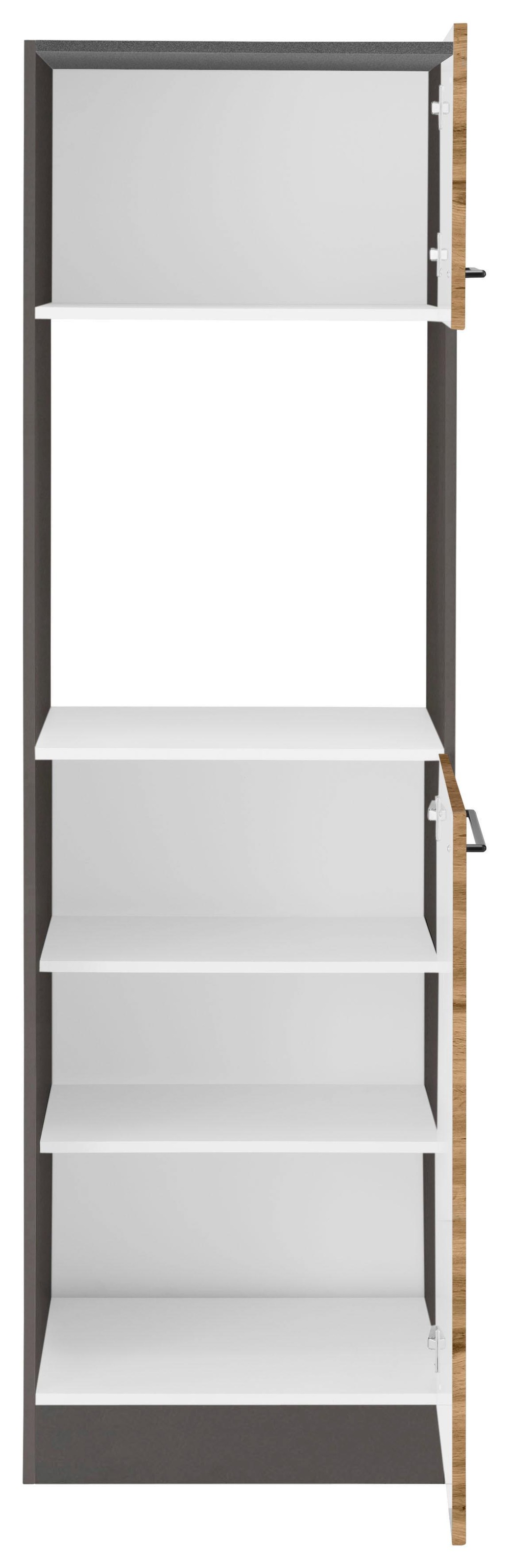 KOCHSTATION "KS-Tulsa" 60 cm breit, 200 cm hoch, für Einbaubackofen, schwar günstig online kaufen