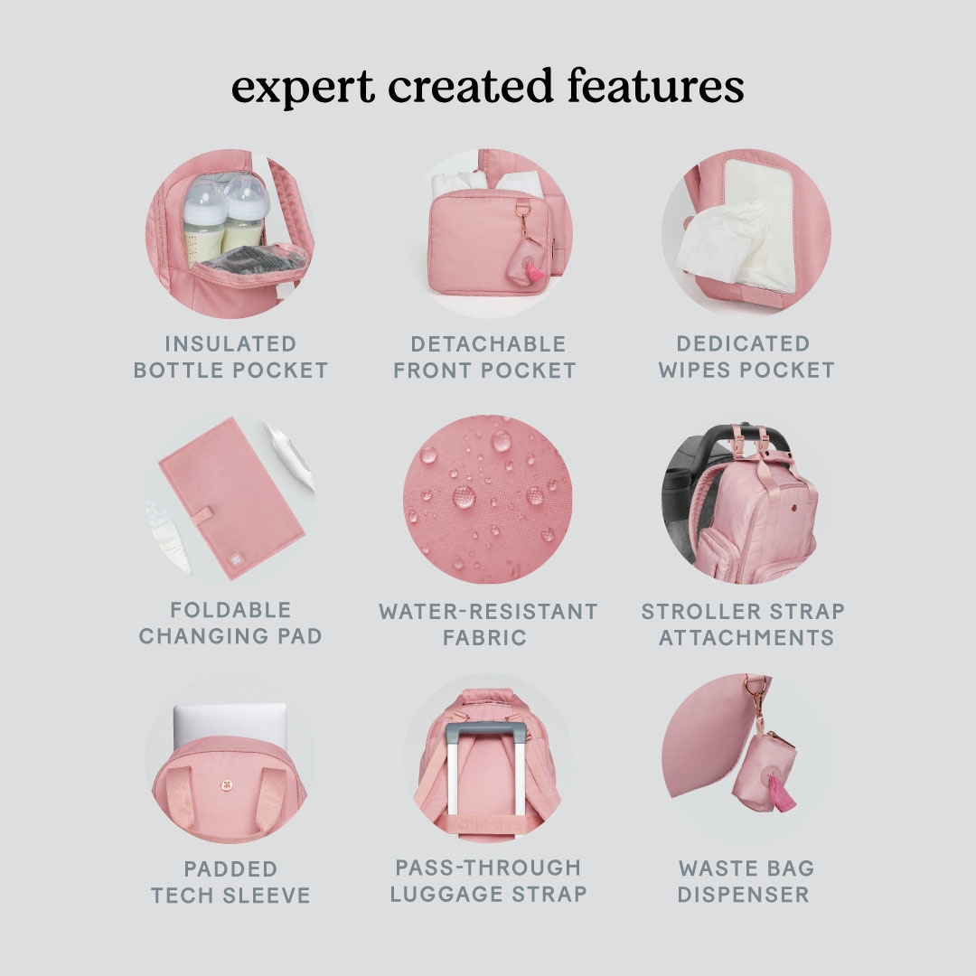 HUGGIES babywear Wickeltasche, inklusive Wickelunterlage, ohne abgebildete Accessories