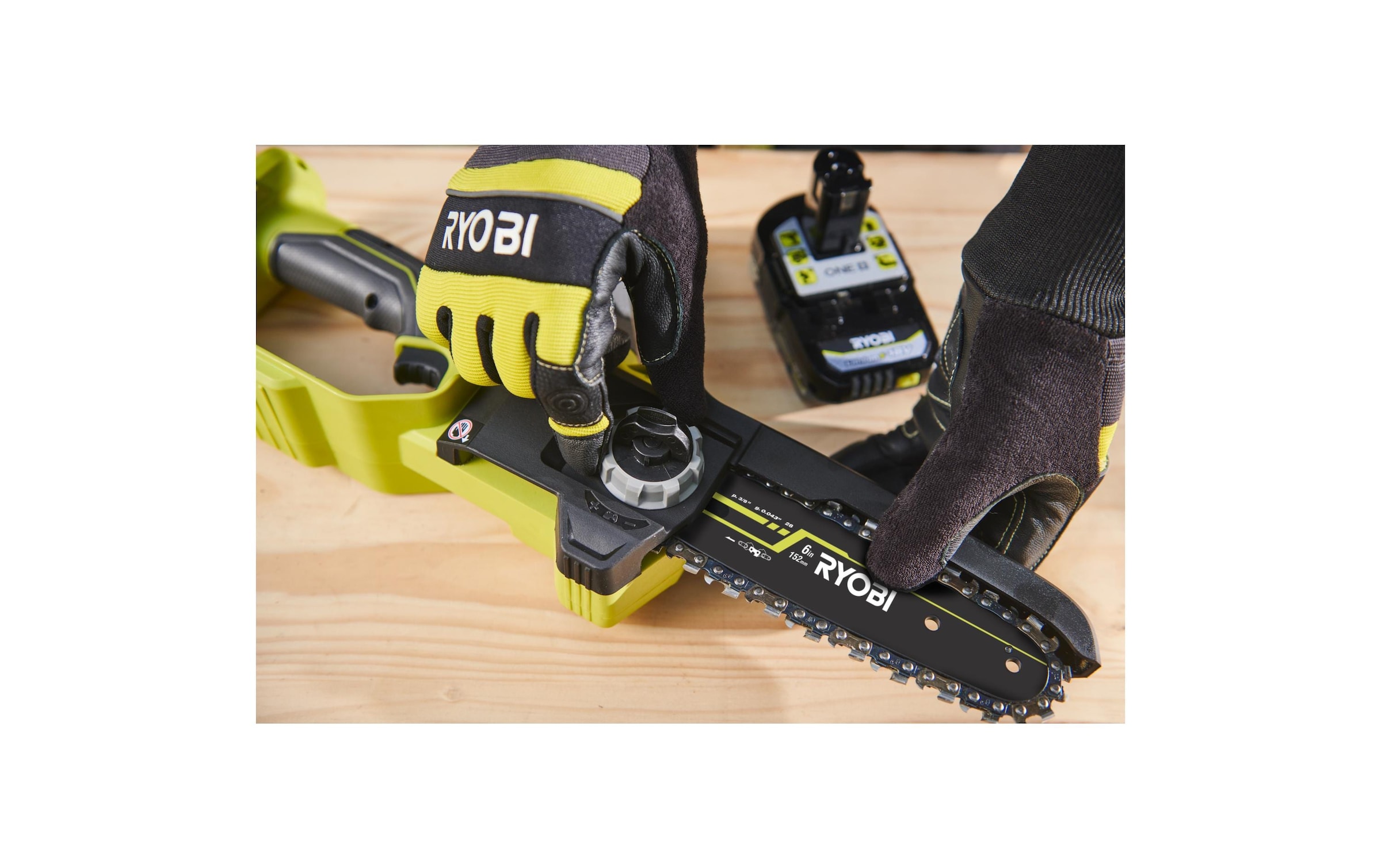 RYOBI Akku-Kettensäge »RYOBI 18 V, 15 cm, ohne Akku und Ladegerät«