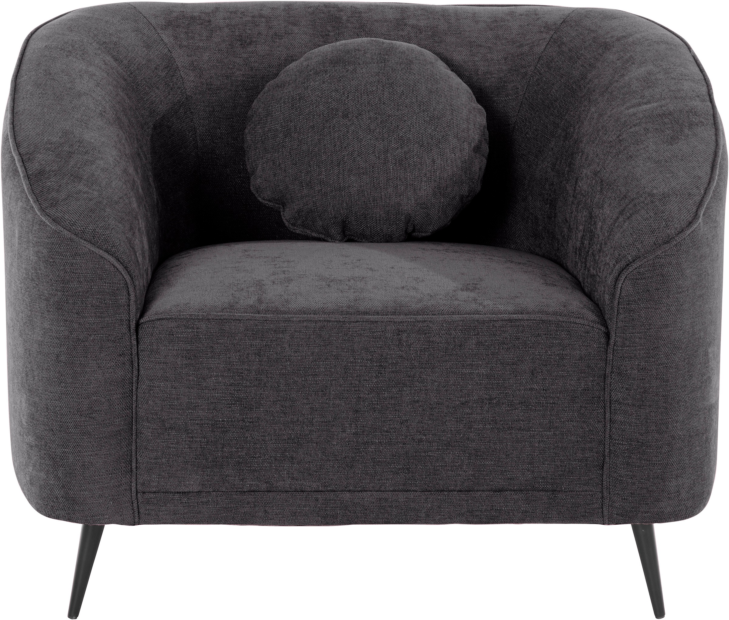 Home affaire Sessel »Ashly« in 3 Bezugsvarianten, Bouclé, Samtoptik und Str günstig online kaufen