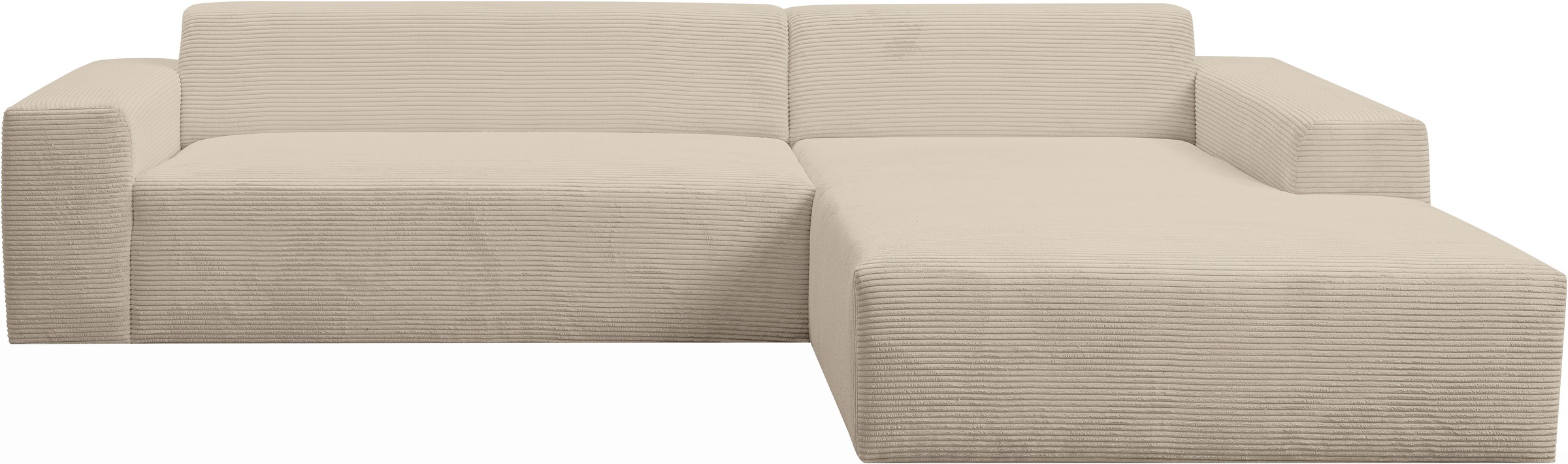 WERK2 Ecksofa »Zeus-XL, Mega-Sofa mit großer Sitztiefe, Stellmaße 311cm x 210cm«, Curvy Trend Garnitur mit urbaner Optik, bequem, Big-Sofa, L-Form
