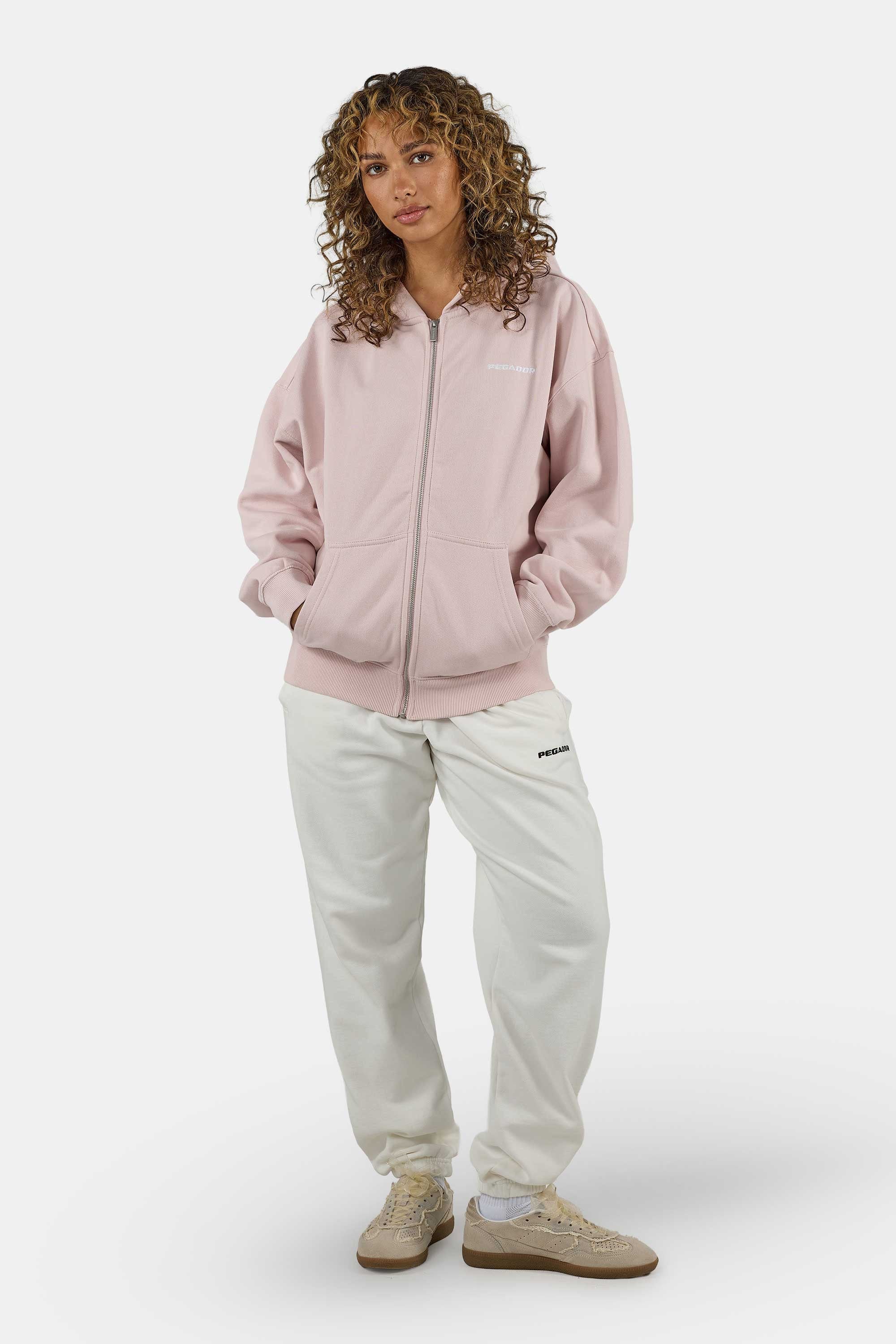 PEGADOR Kapuzensweatjacke »Clarita Oversized Sweatjacket« Baumwollmischung, oversize