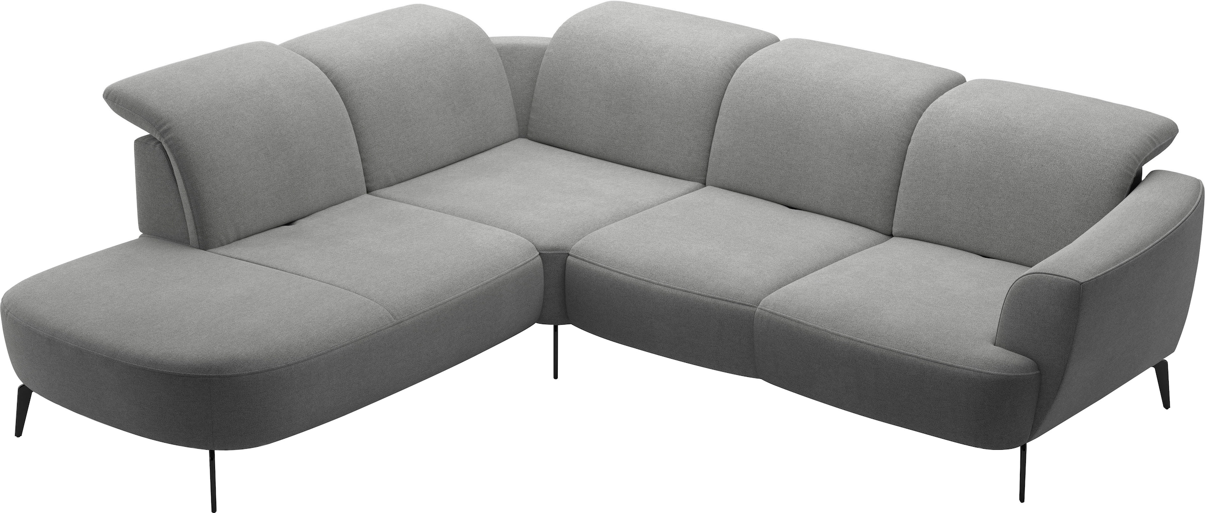 sit&more Ecksofa »Zoe«, ink.Sitztiefenverstellung, wahlweise mit Kopfteilverstellung