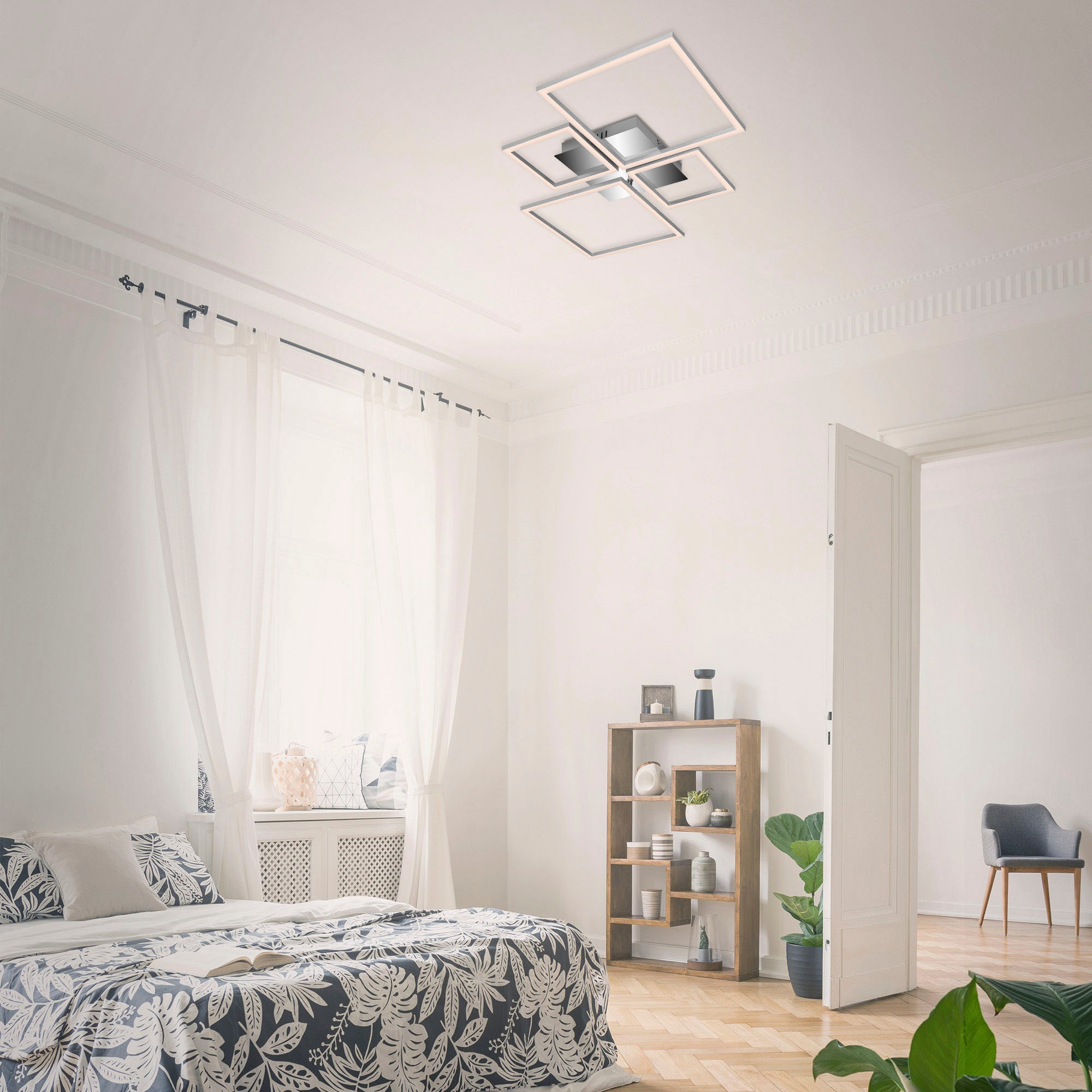 Briloner Leuchten LED Deckenleuchte »3093018 FRAME«, Leuchtmittel LED-Board günstig online kaufen