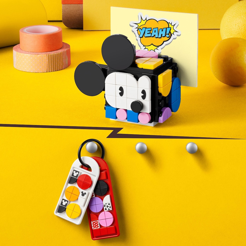 LEGO® Konstruktionsspielsteine »Micky & Minnie Kreativbox zum Schulanfang (41964), LEGO® DOTS«, (669 St.)