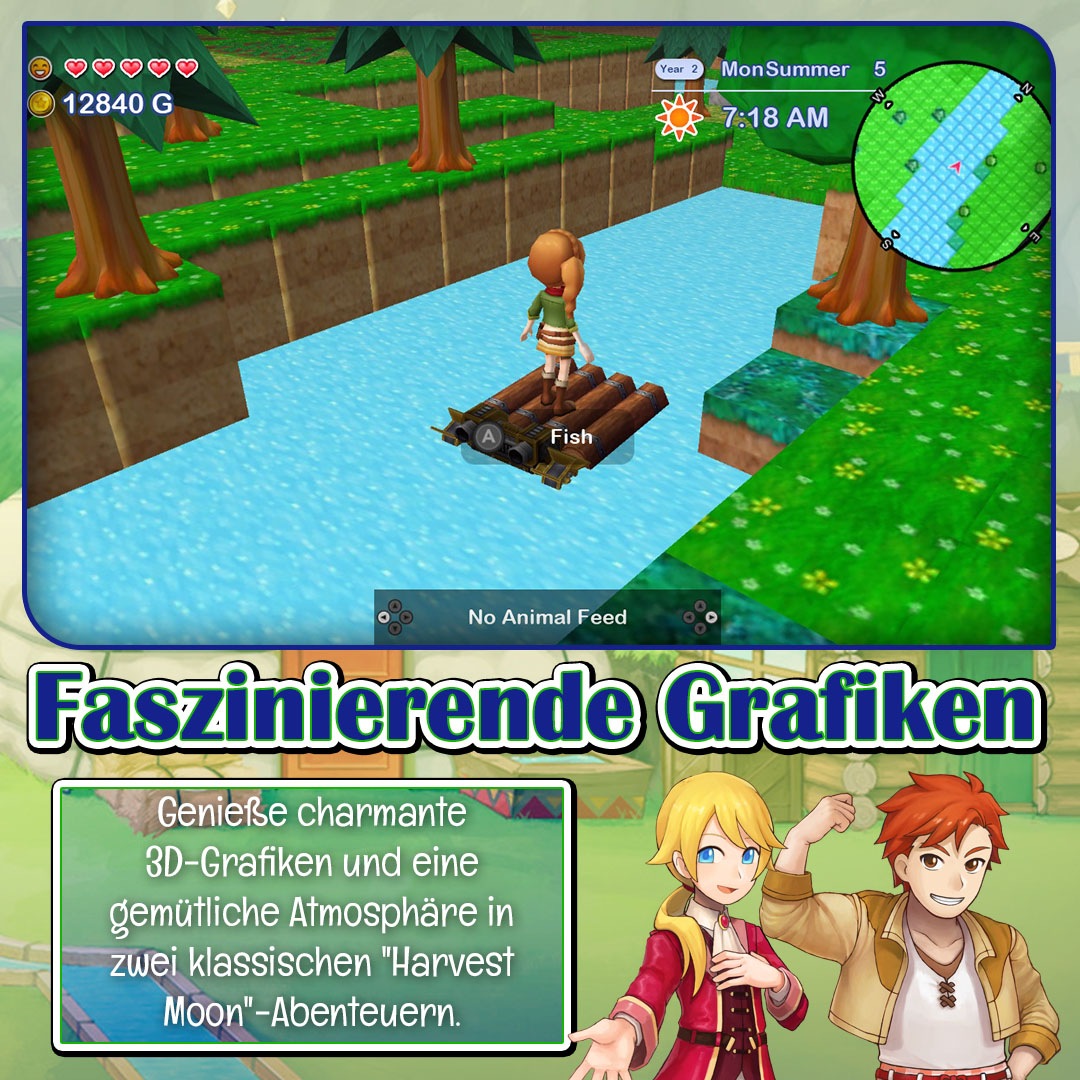 NBG Spielesoftware »Harvest Moon: The Lost Valley & Skytree Village (Standard Edition)« Nintendo Switch