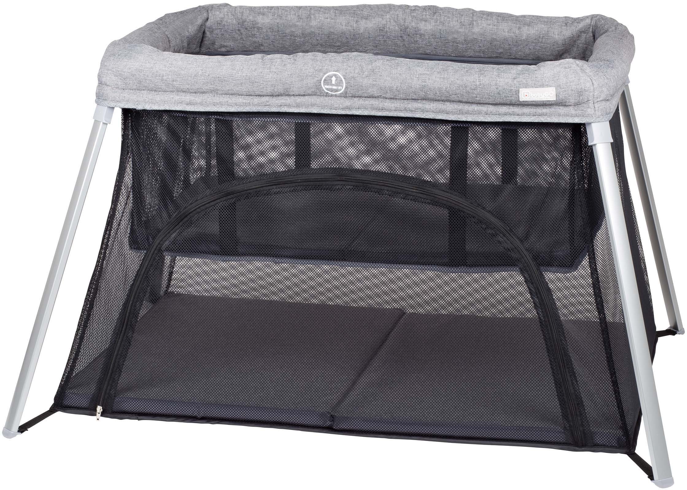 BabyGo Baby-Reisebett »Dreams II, grey«, faltbar