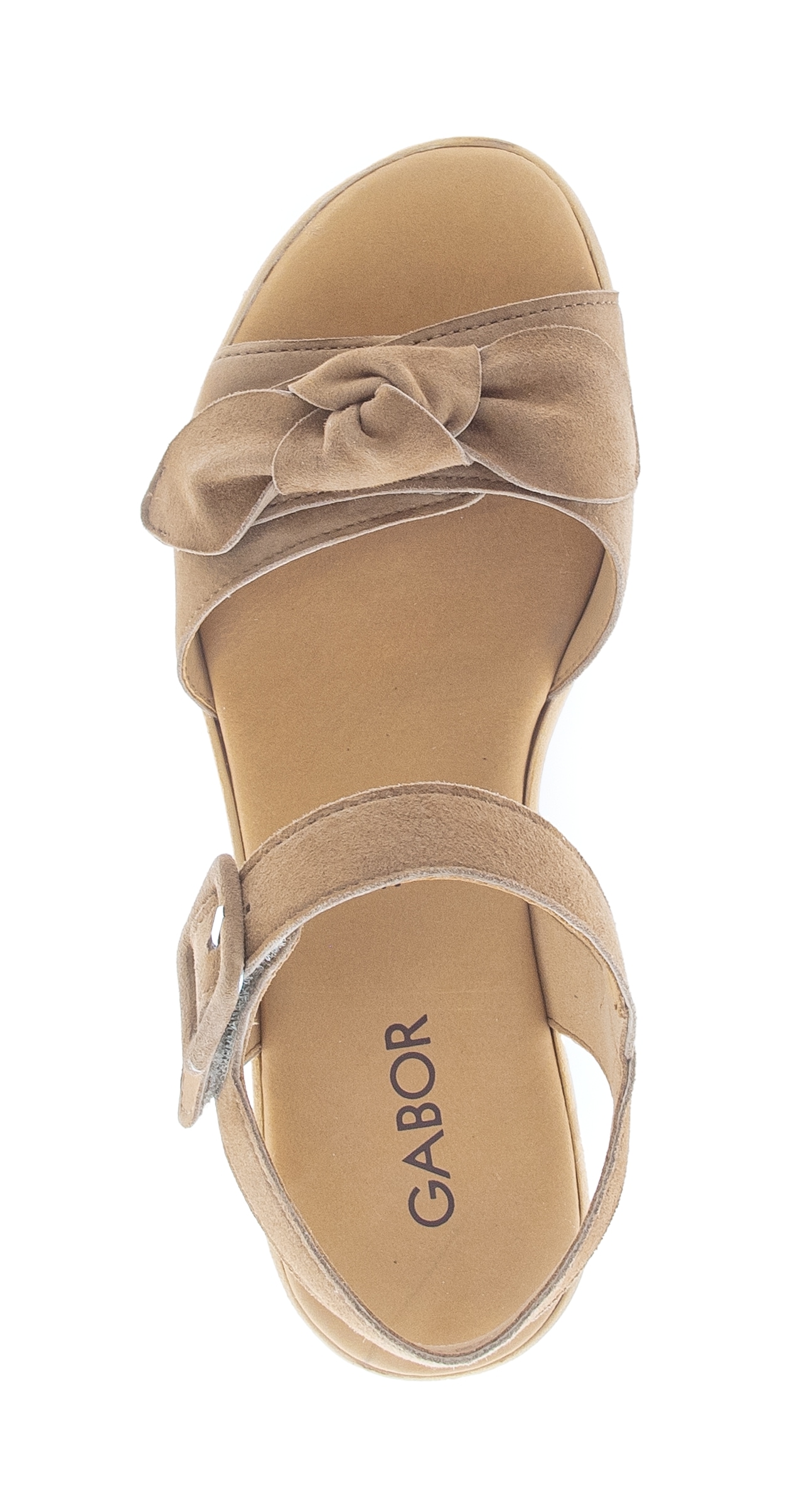 Gabor Keilsandalette  Plateau, Riemchensandale Sommerschuh mit ZIerschleife