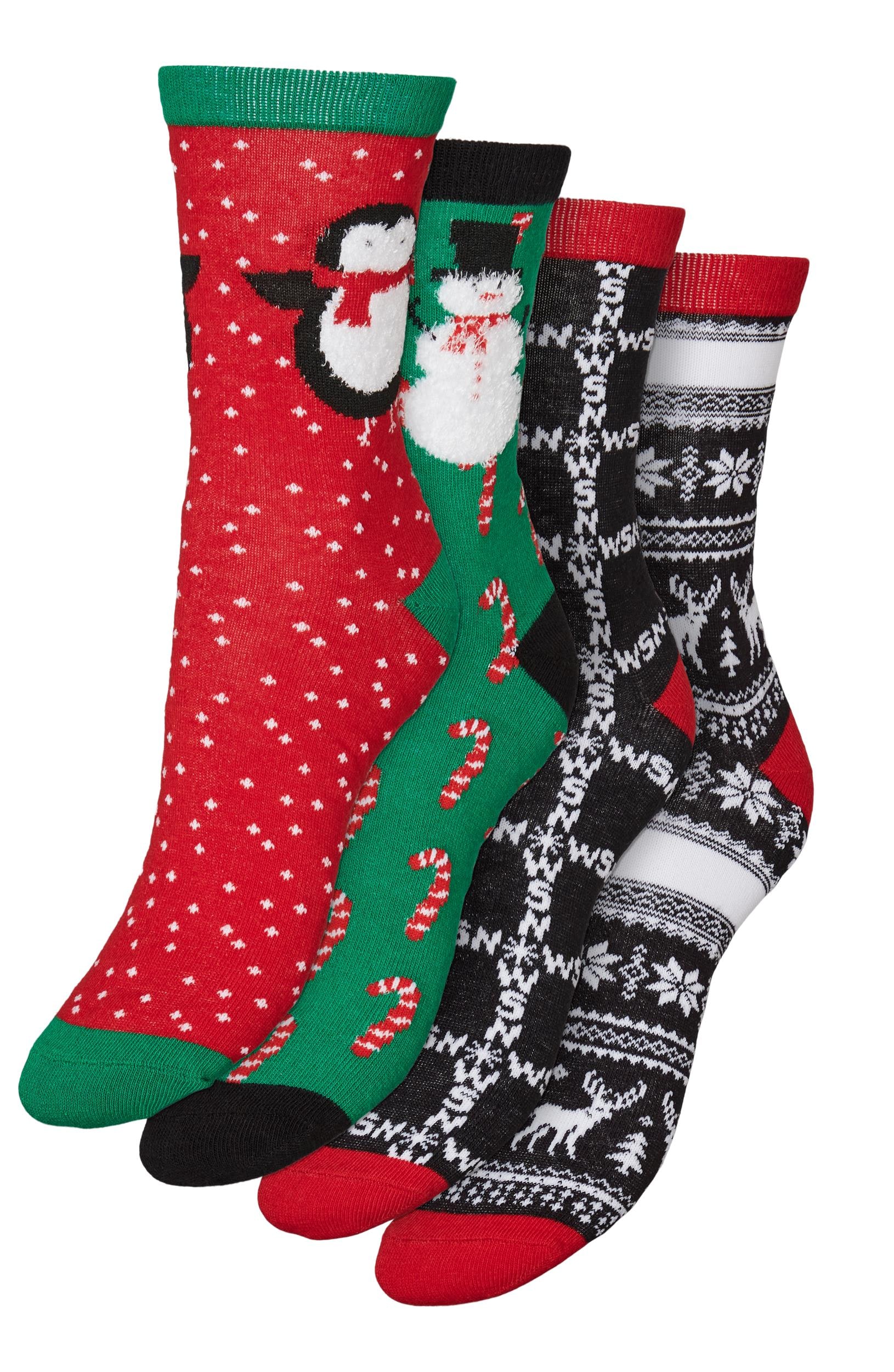 Socken »VMELF SOCKS GIFTBOX XMAS«, (Packung, 4 Paar)