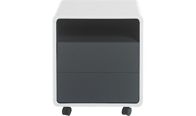 MCA furniture Rollcontainer »Tadeo«, weiß matt, Absetzungen in Grau Matt kaufen