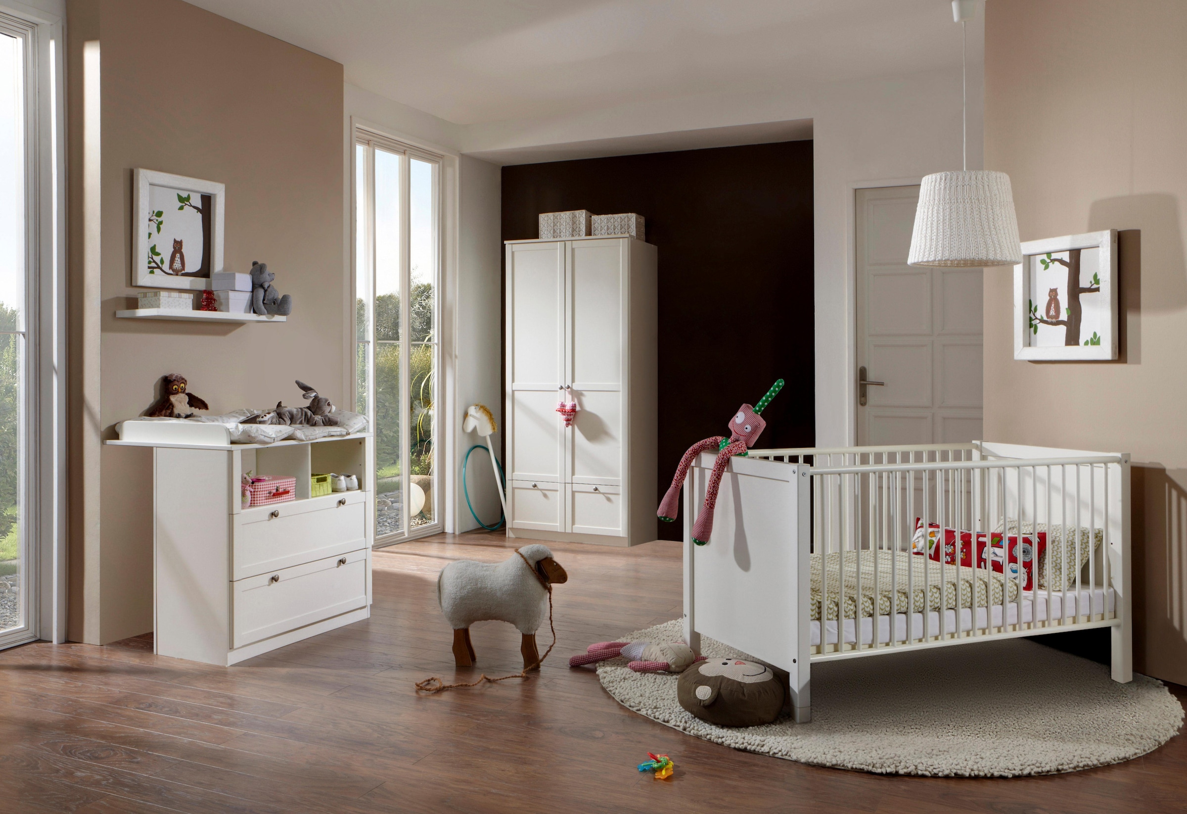 Wimex Babyzimmer-Komplettset »Helsingborg«, + Schrank Bett kaufen Rechnung 3 trg. auf (Set, St.), 2 Wickelkommode 