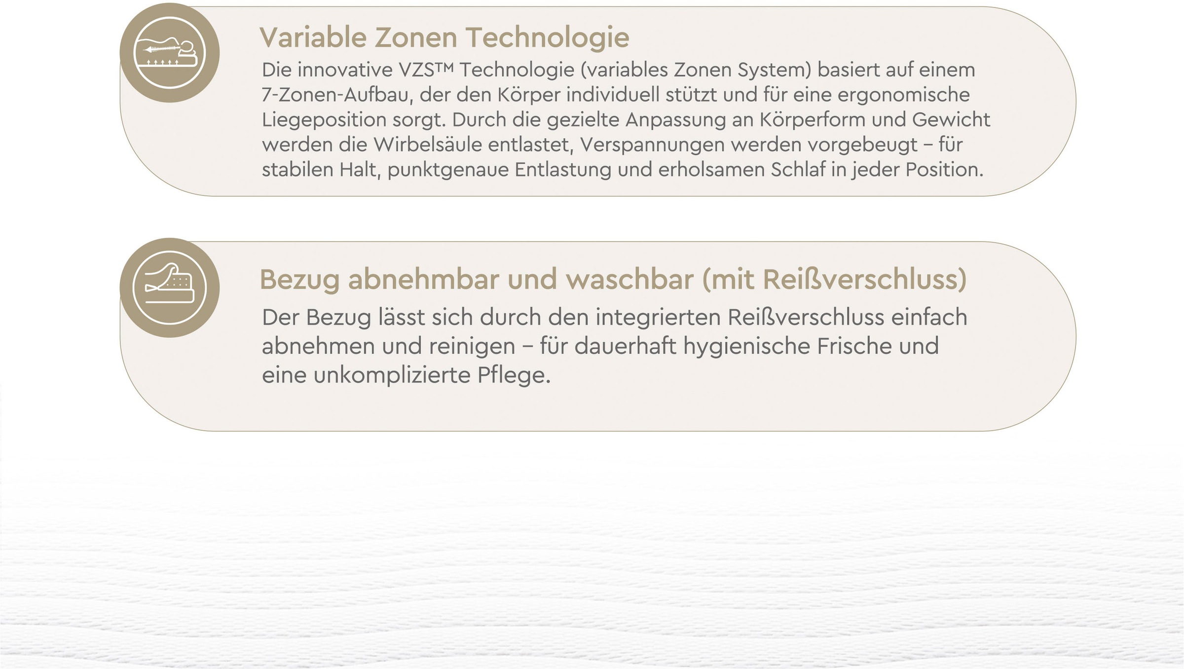 Yatas Bedding Komfortschaummatratze »Royal Comfort 7, Matratze 90x200, 140x 200 cm & weitere Größen«, 22 cm hoch, Raumgewicht: 28 kg/m³, (1 St.), 7-Zonen, H2 / H3, wendbar, ergonomisch, atmungsaktiv