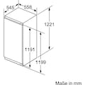 BOSCH Einbaukühlschrank »KIF41ADD0«, KIF41ADD0, 122,1 cm hoch, 55,8 cm breit