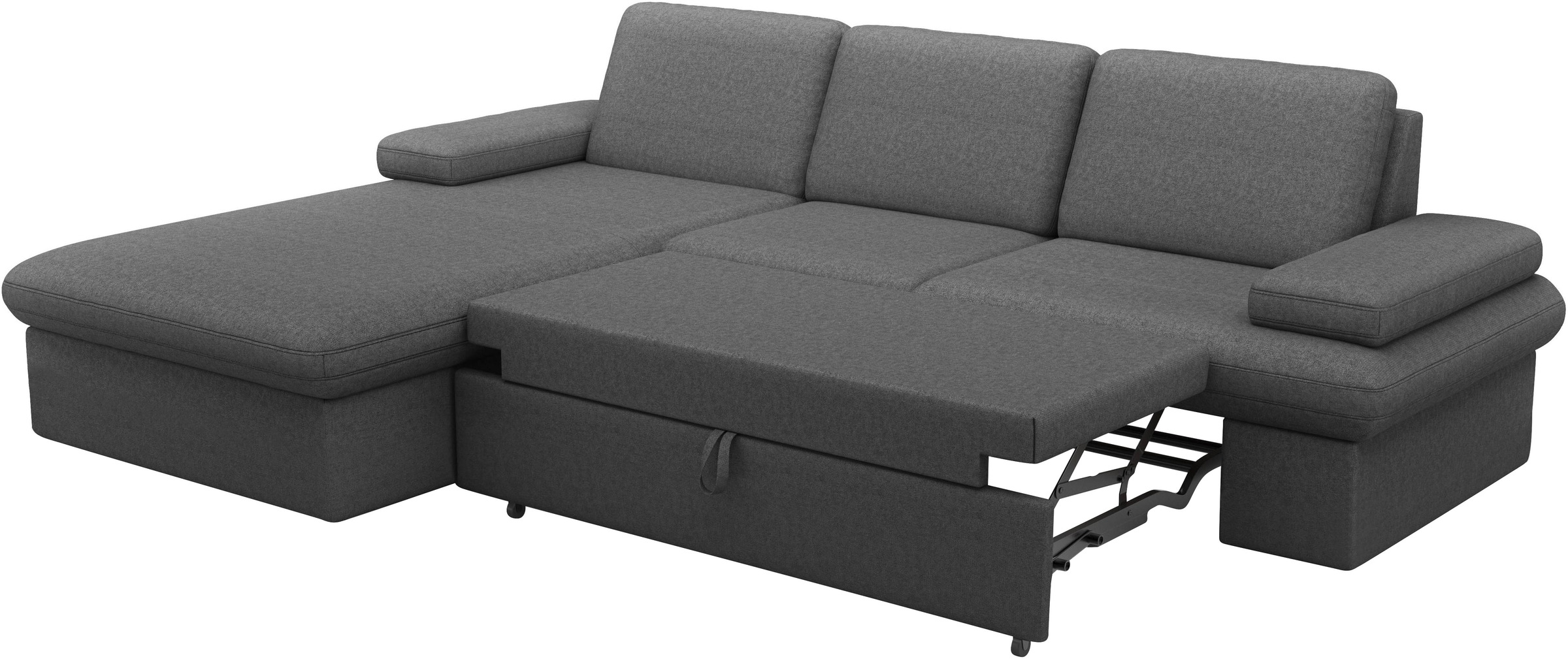 sit&more Ecksofa »Moreno«, mit Armteilverstellung,wahlweise mit Bettfunktion