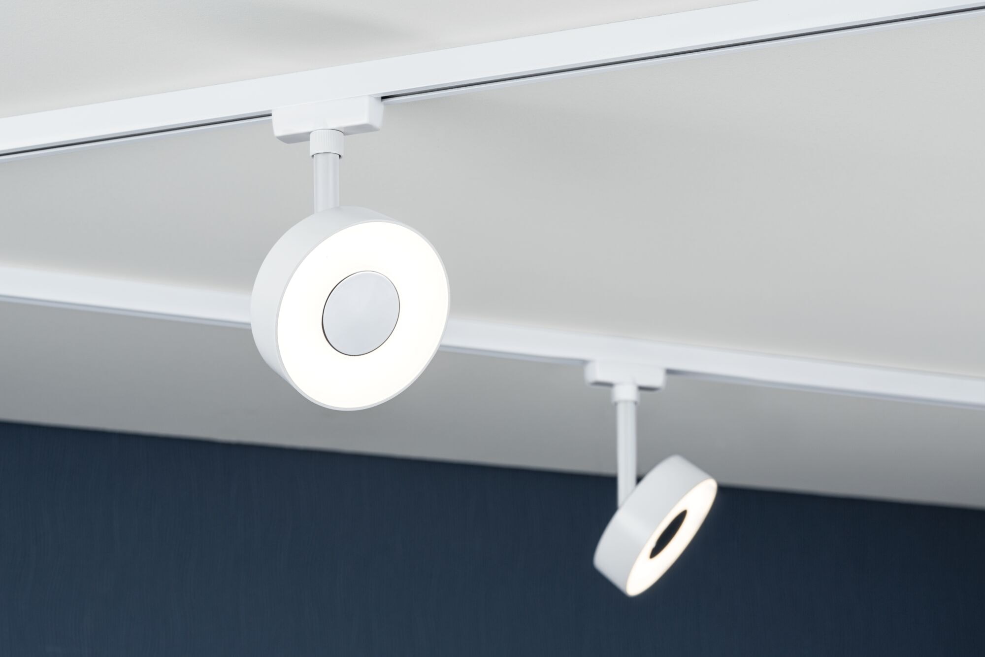 Paulmann Schienensystem-Leuchten »URail LED Schienenspot 3-Step-Dim Circle Einzelspot Signalweiß«, Memoryfunktion, mehrere Helligkeitsstufen