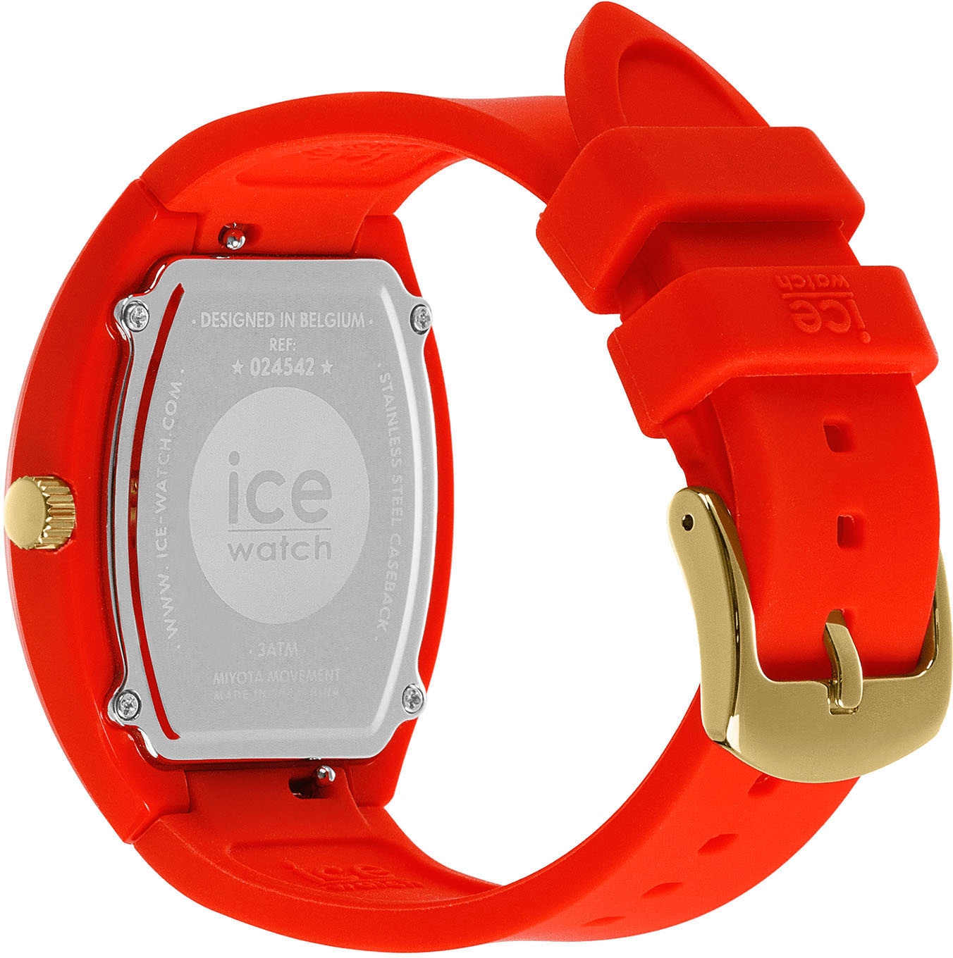 ice-watch Quarzuhr »ICE boliday - Dome - Small - 3H + Date«, Armbanduhr, Damenuhr, Silikonarmband, Datum, analog