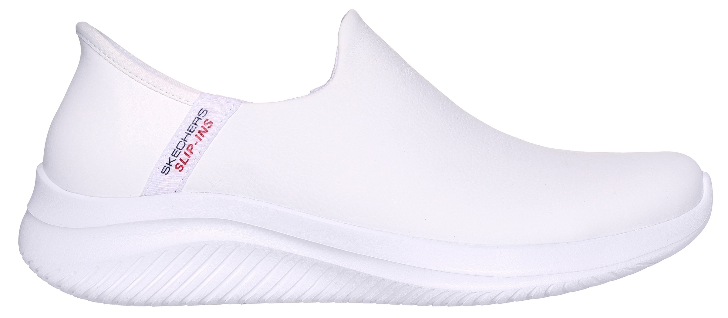 Skechers Slip-On Sneaker »ULTRA FLEX 3.0-ALL SMOOTH«, Slipper, Freizeitschuh, Halbschuh mit dämpfender Heel Pillow Funktion