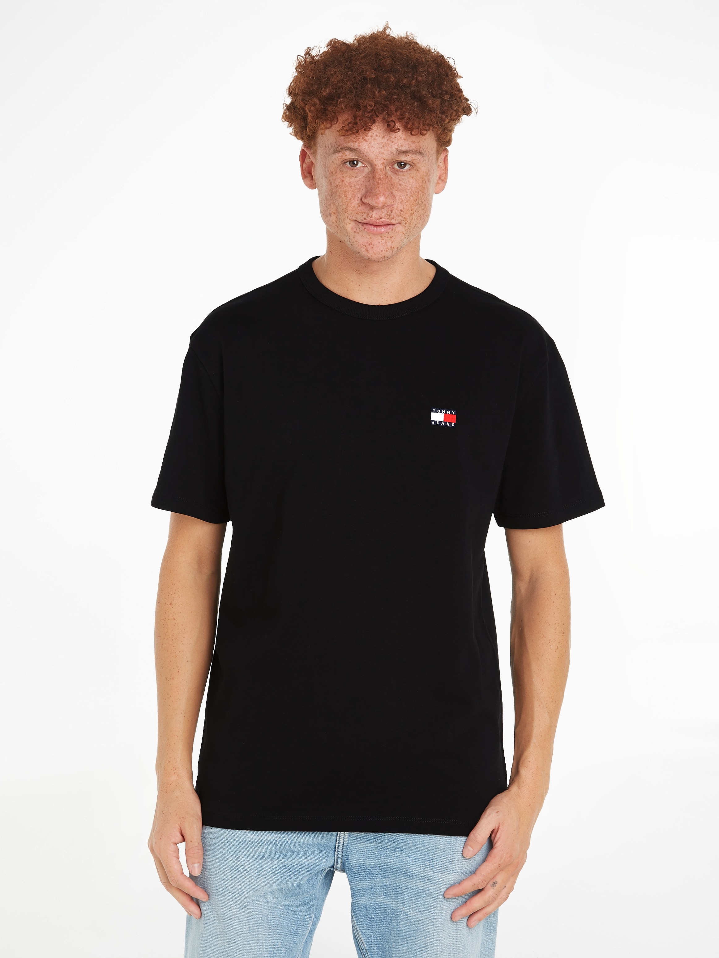 bestellen EXT«, T-Shirt Tommy mit BADGE REG »TJM Jeans Rundhalsausschnitt TEE online
