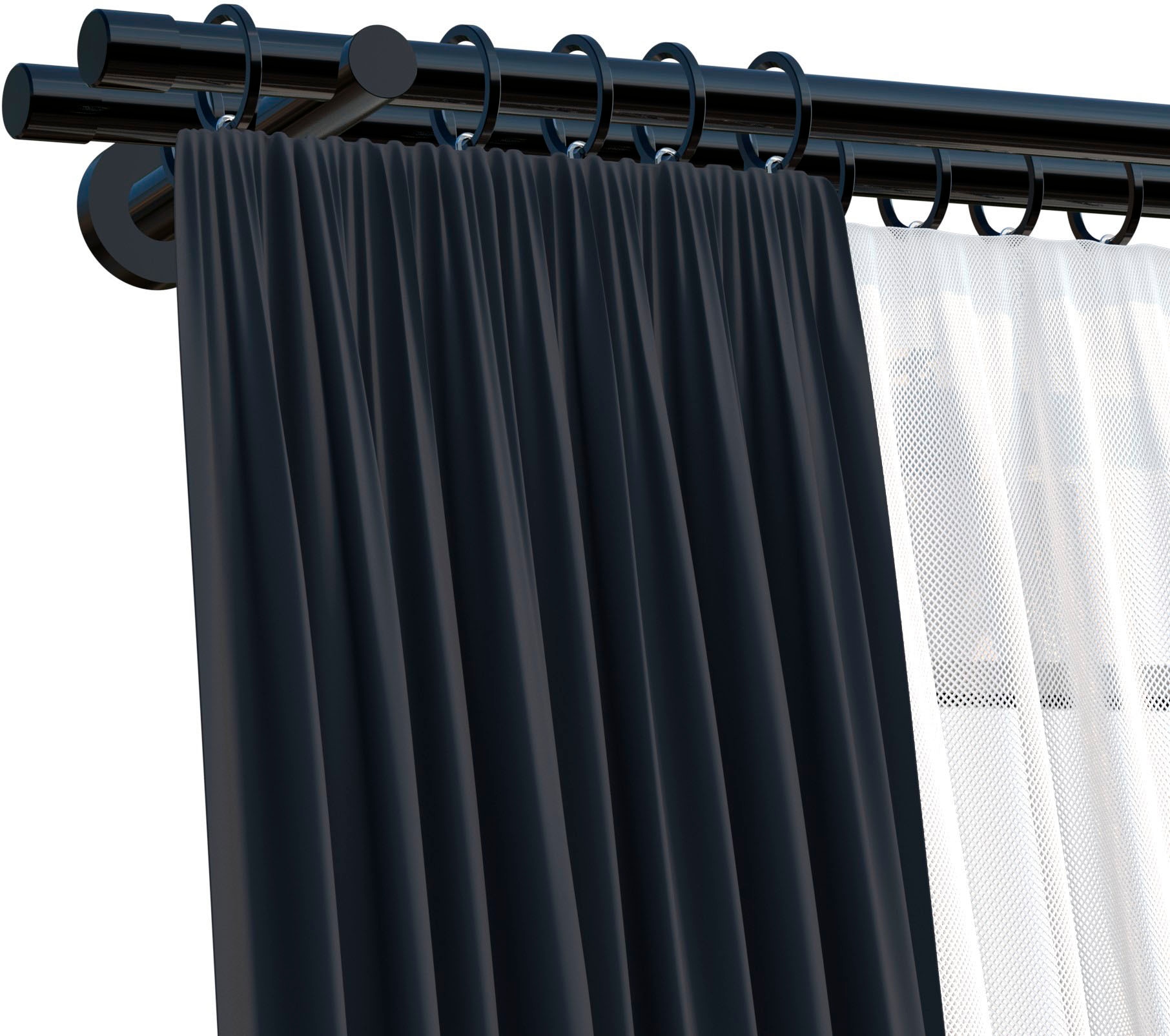 OTTO home Gardinenstange »Tanbul« 2 läufig-läufig Fixmaß günstig online kaufen