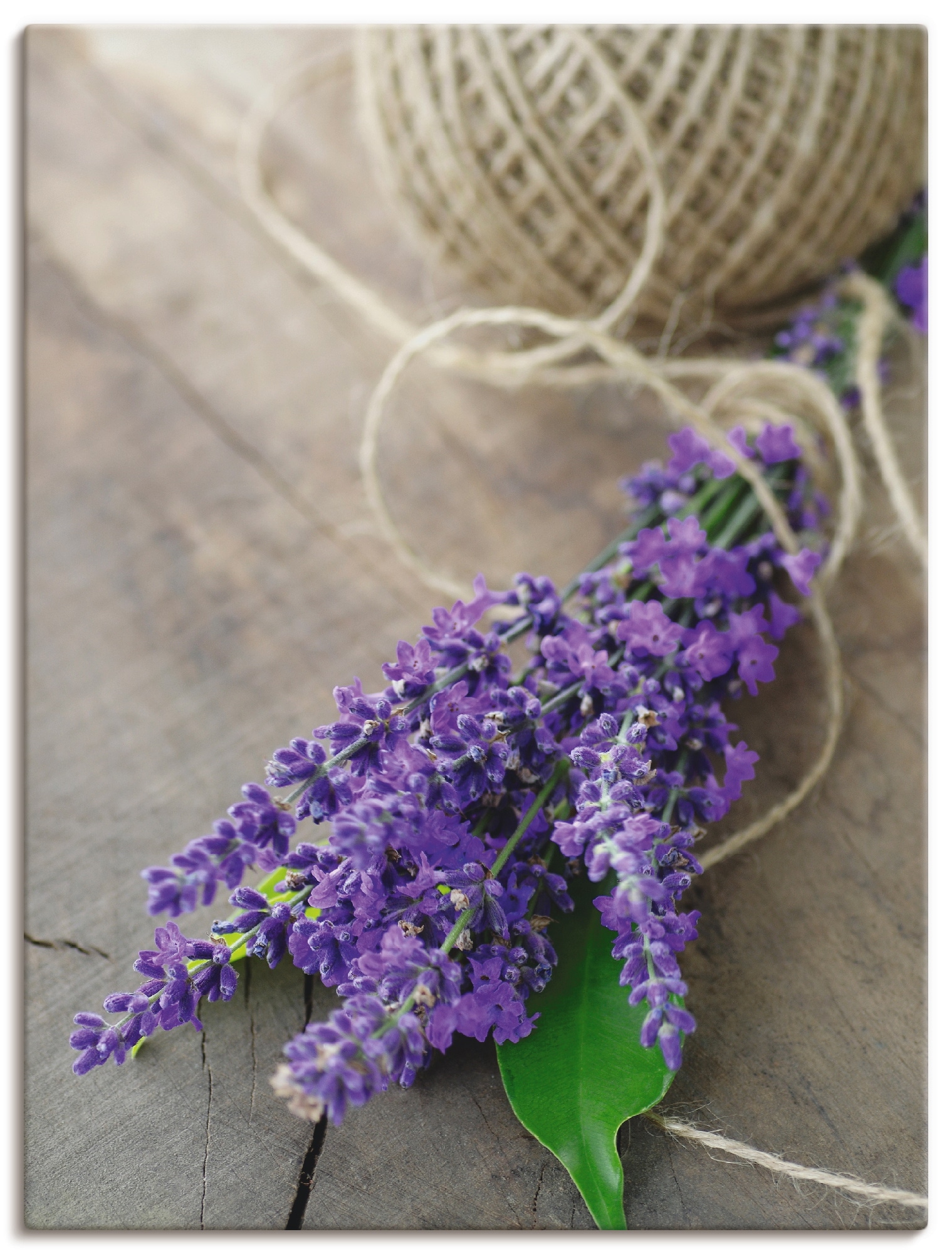 Artland Wandbild »Lavendel Strauß«, Blumen, (1 St.), als Leinwandbild, Post günstig online kaufen