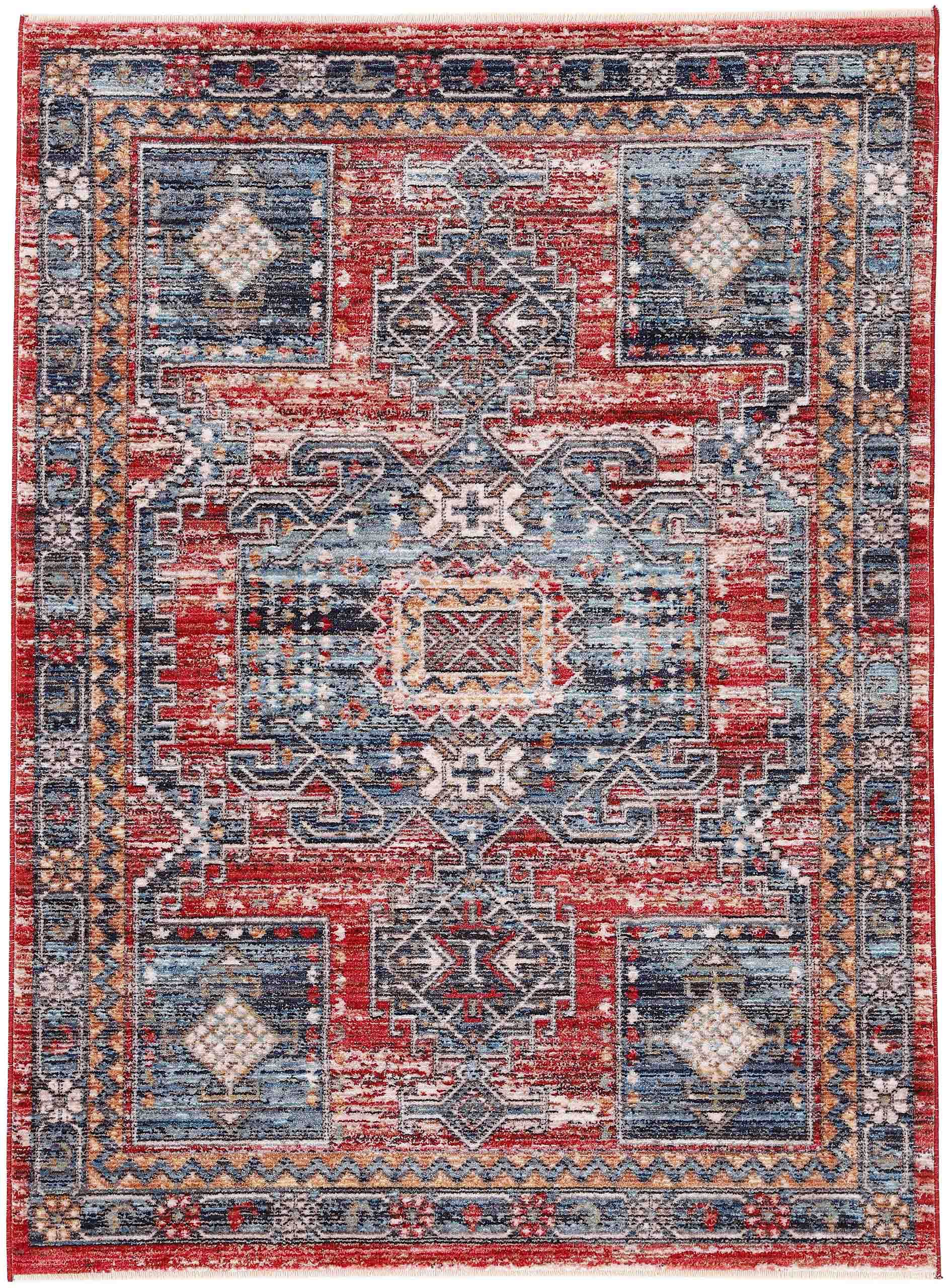 carpetfine Teppich »Phoenix«, rechteckig, 6 mm Höhe, Vintage Orient Look, m günstig online kaufen