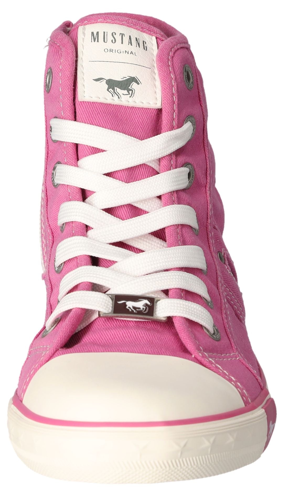 Mustang Shoes Sneaker, High Top-Sneaker, Schnürschuh mit Label in der Laufsohle