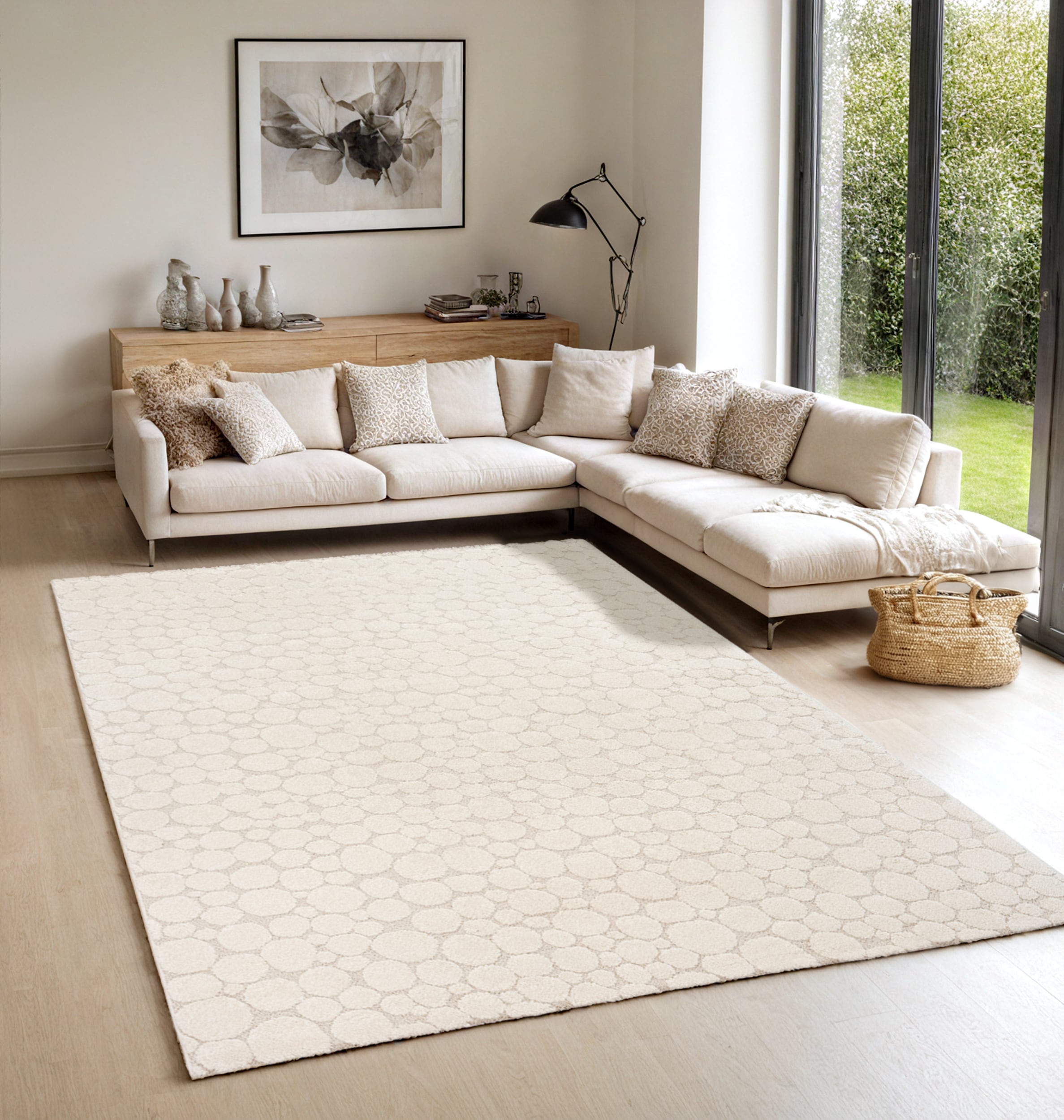 the carpet Teppich »Elisa«, rechteckig, 12 mm Höhe, moderner Wohnzimmer Tep günstig online kaufen