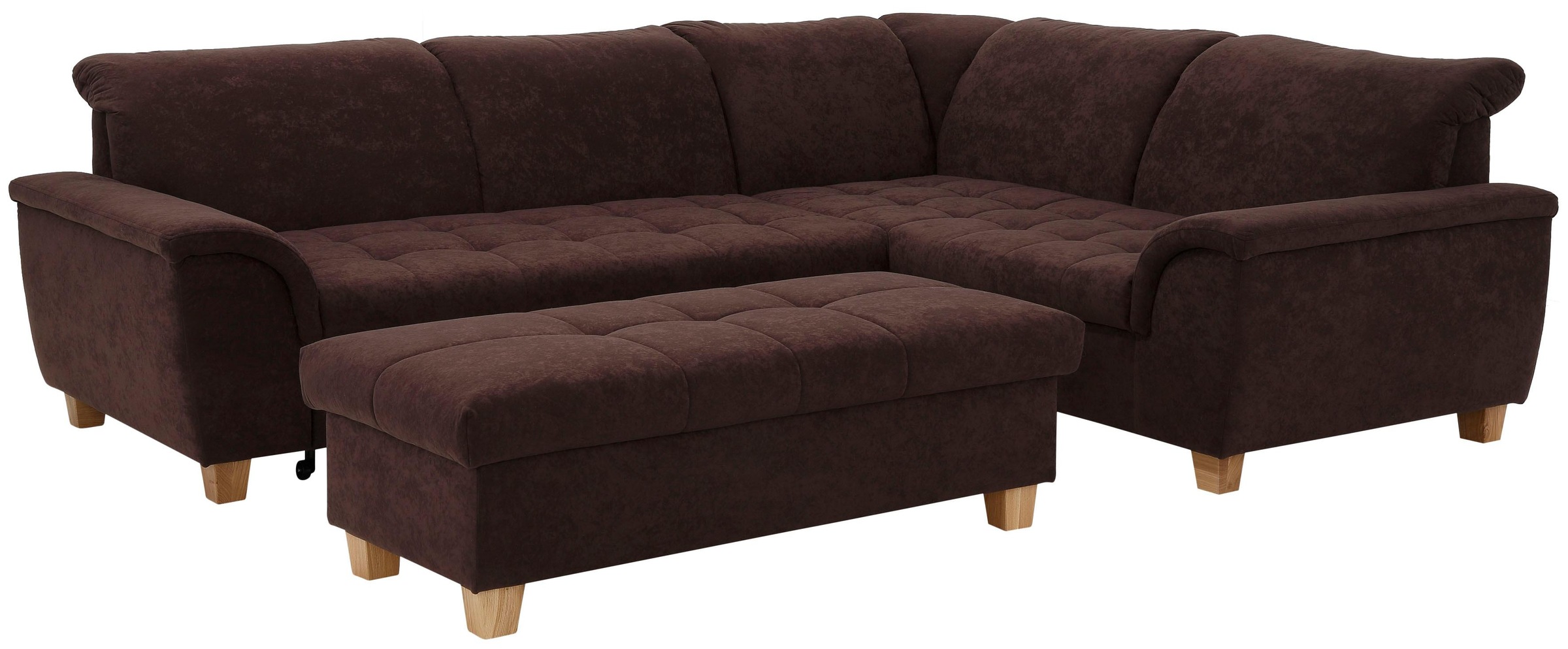 Home affaire Ecksofa »Lyla fester Sitzkomfort, bequeme Armlehnen, Breite 27 günstig online kaufen